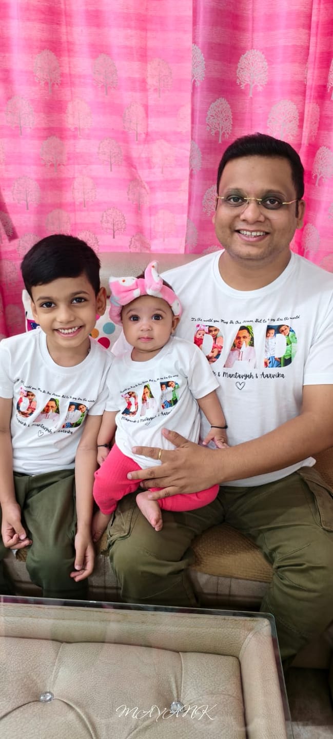 Customer photo review of Matching Family Tees for Father’s Day