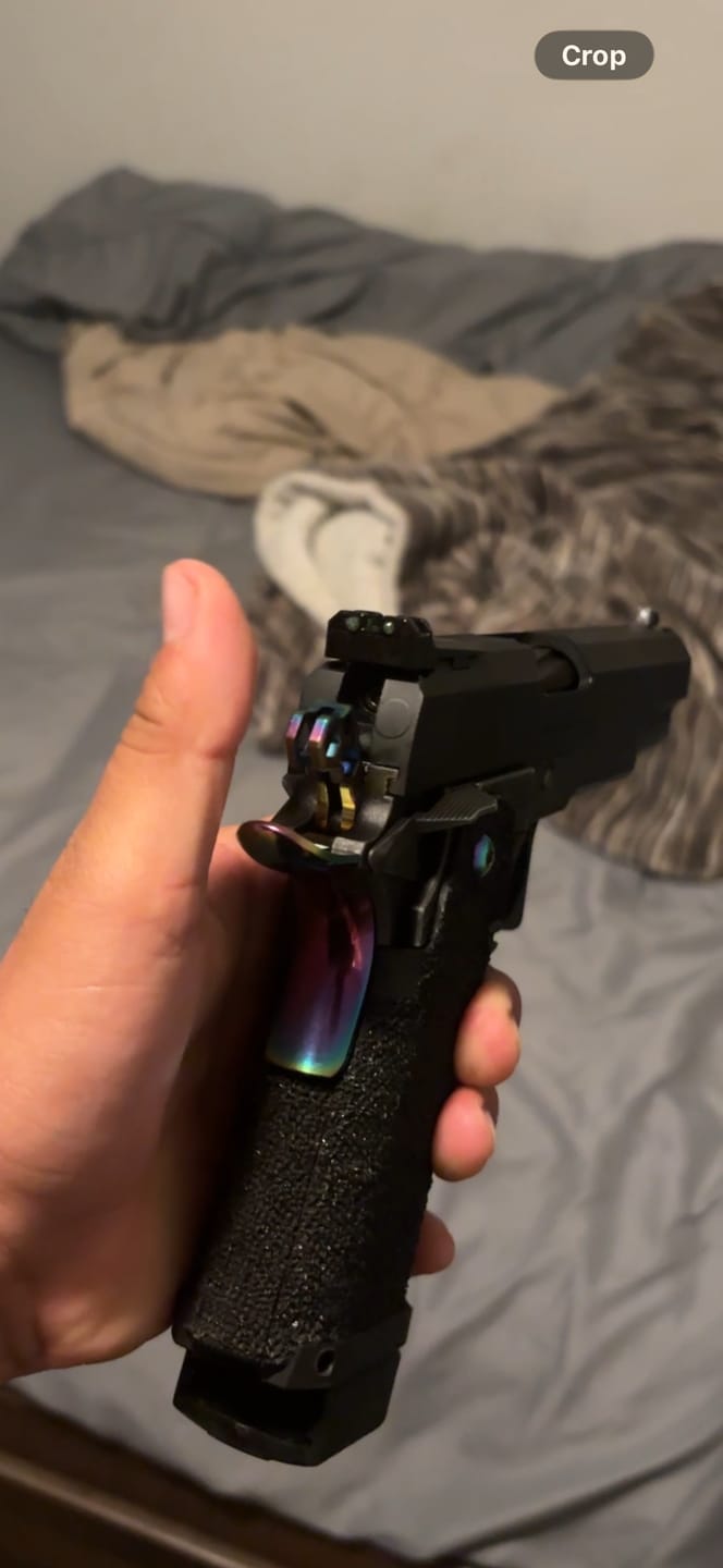 Customer photo review of LA Capa Customs 7075 Aluminum Grip Safety for Hi Capa