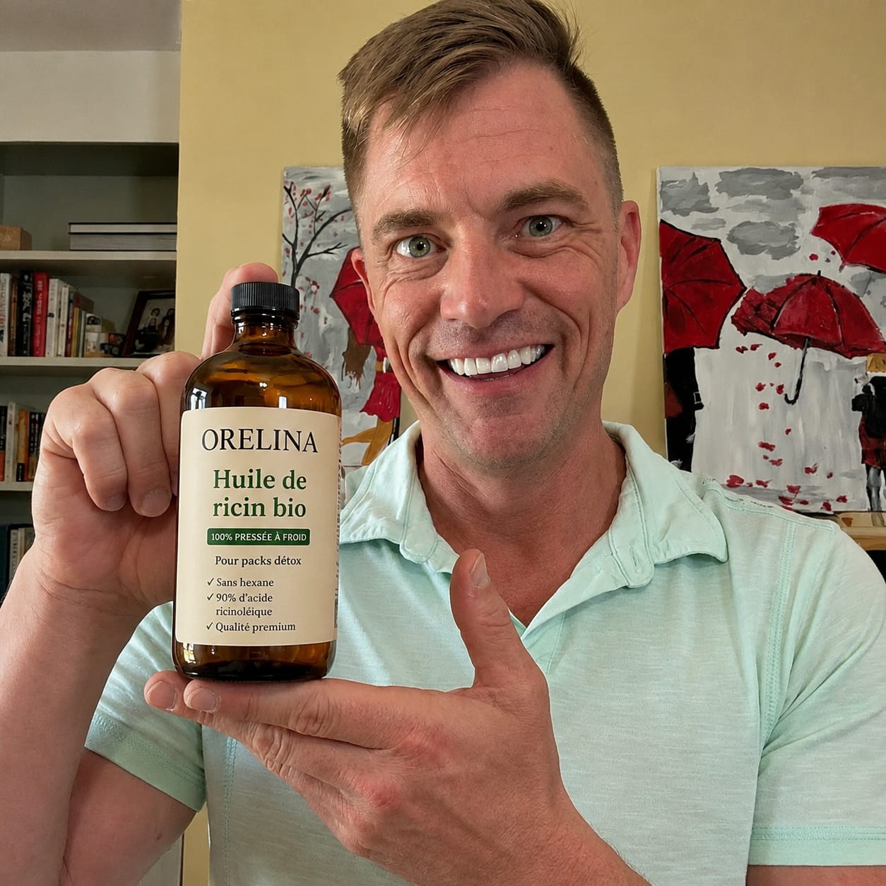 Customer photo review of ORELINA PACK DETOX A HUILE DE RICIN