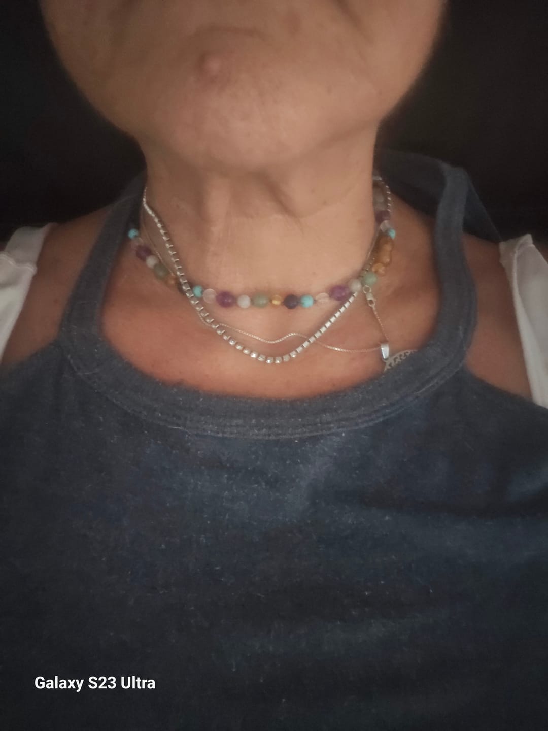 Customer photo review of Monaco Tennis Necklace (Bundle)