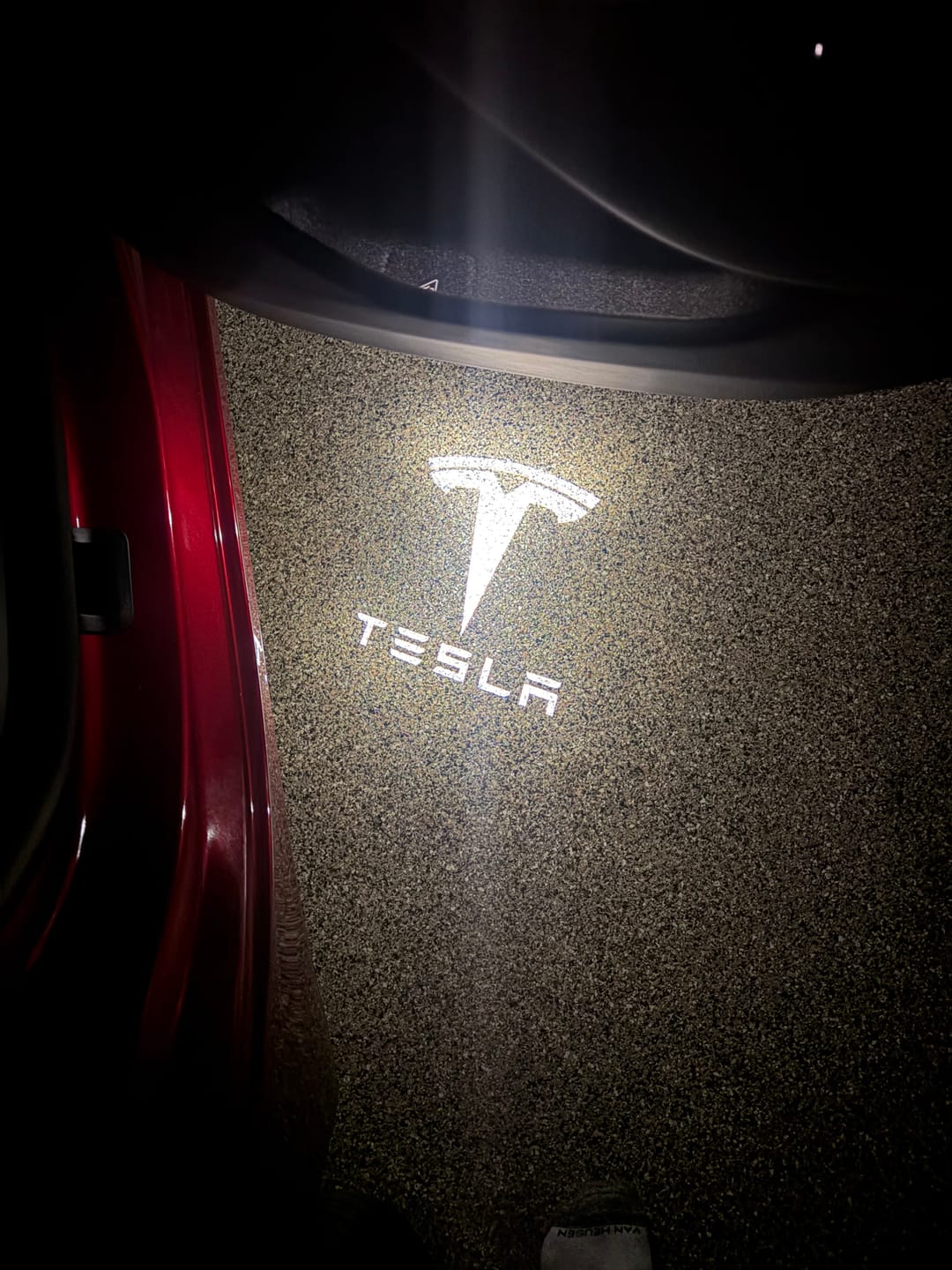 Customer photo review of Projection Light for Model 3/Y