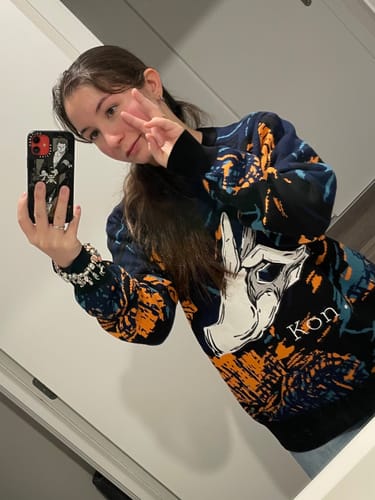 Customer photo review of Fox Sweater Preorder