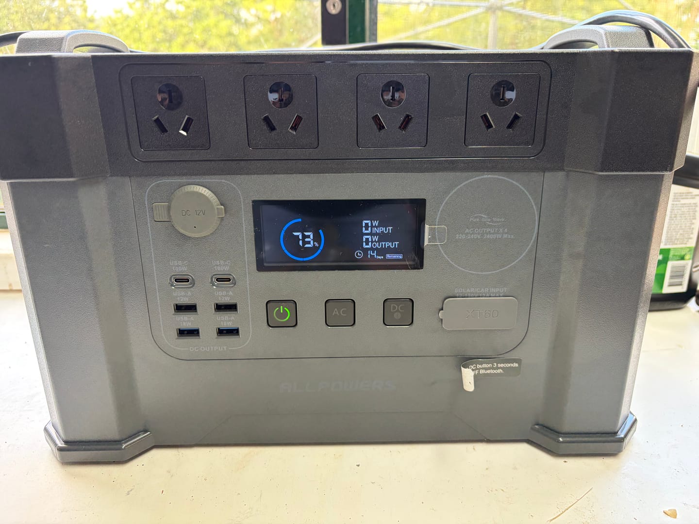 Customer photo review of ALLPOWERS S2000 Pro Portable Power Station 2400W 1451Wh