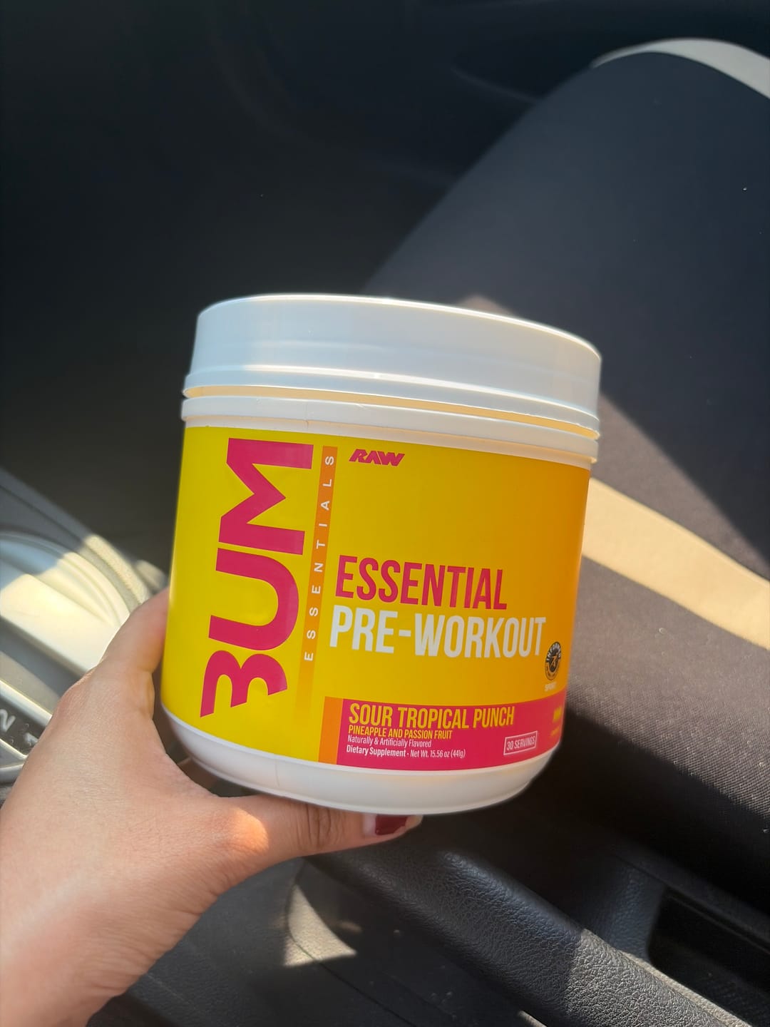 Customer photo review of CBUM - Essentiel Pre-Workout - 408g