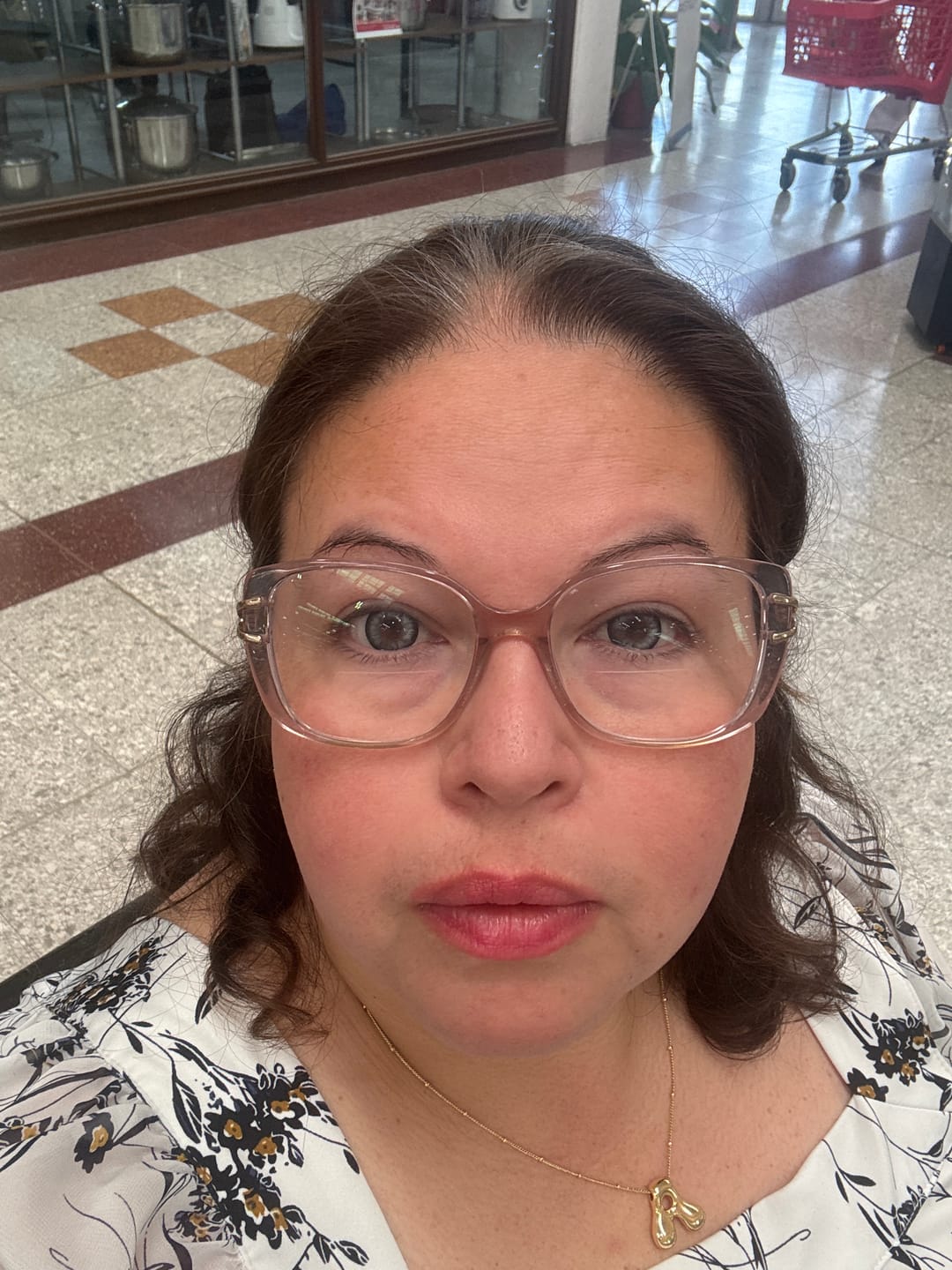 Customer photo review of Farasha Gray Colored Contact Lenses
