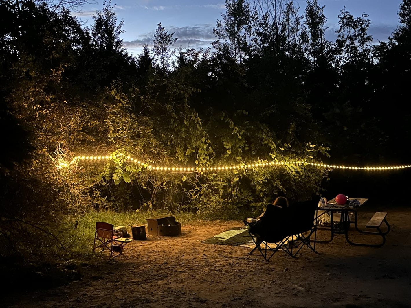 Customer photo review of Guirlande solaire d’extérieur – Créez une ambiance magique instantanée