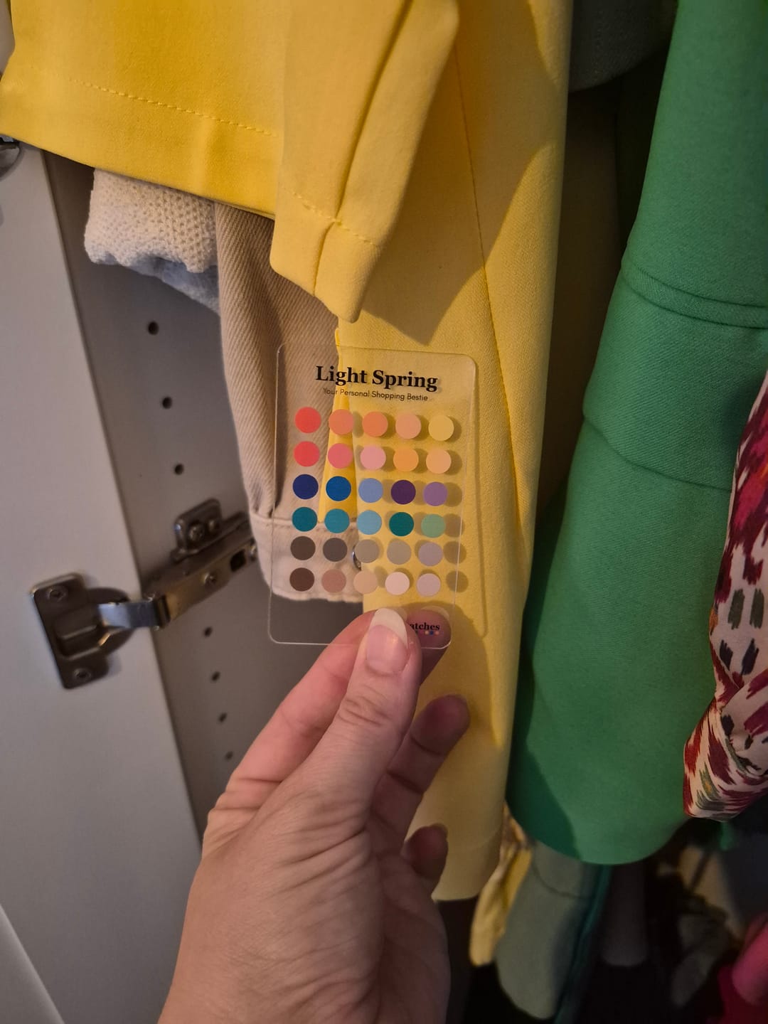 Customer photo review of Personal Swatch Cards