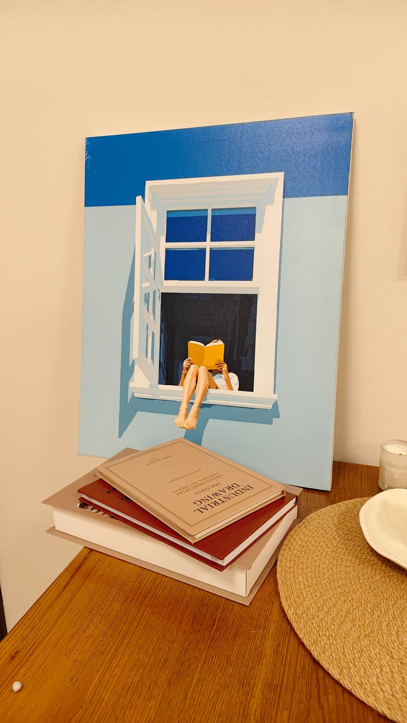 Customer photo review of Window Readings | Paint by Number