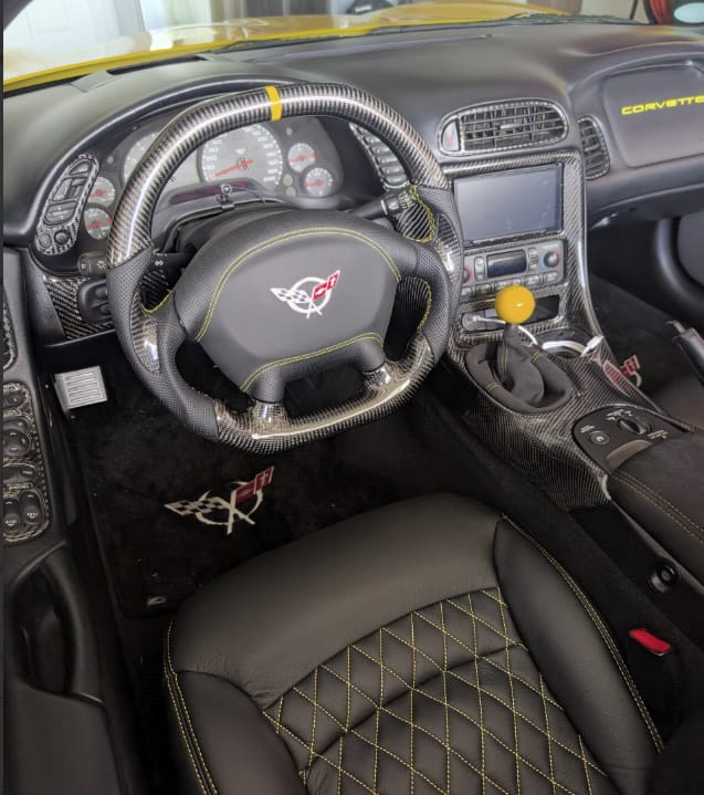 Customer photo review of [Customizable] Carbon Fiber Steering Wheel 1997-2004 C5 Chevy Corvette