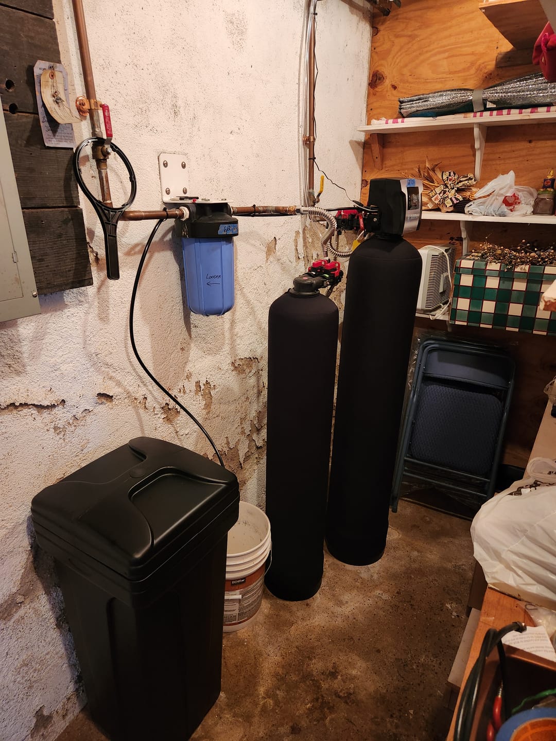 Customer photo review of SoftPro® Elite Smart HE Water Softener for City Water (Industry's Best Softener & Filter Combo)