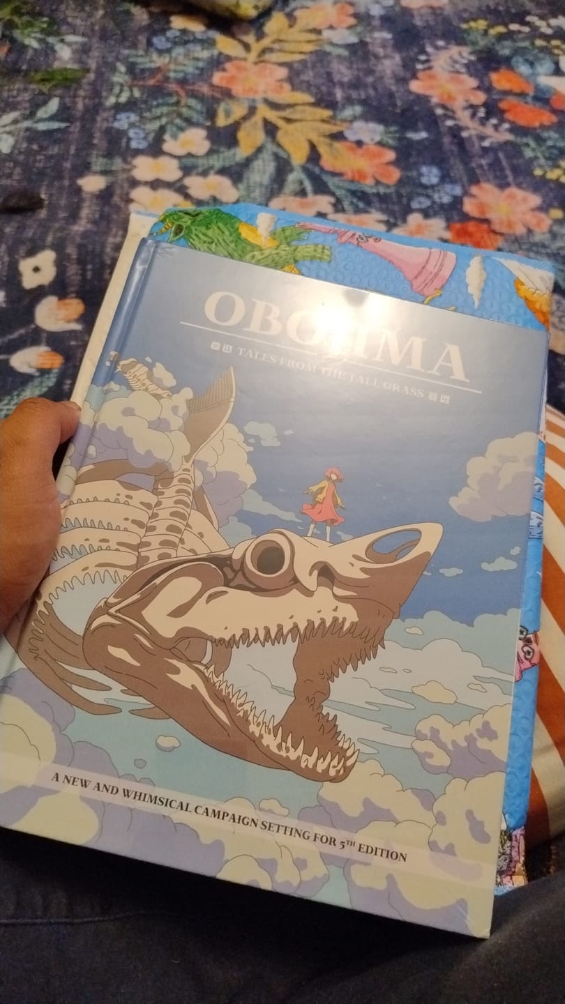 Customer photo review of Obojima: Tales from the Tall Grass – Hardcover Campaign Book