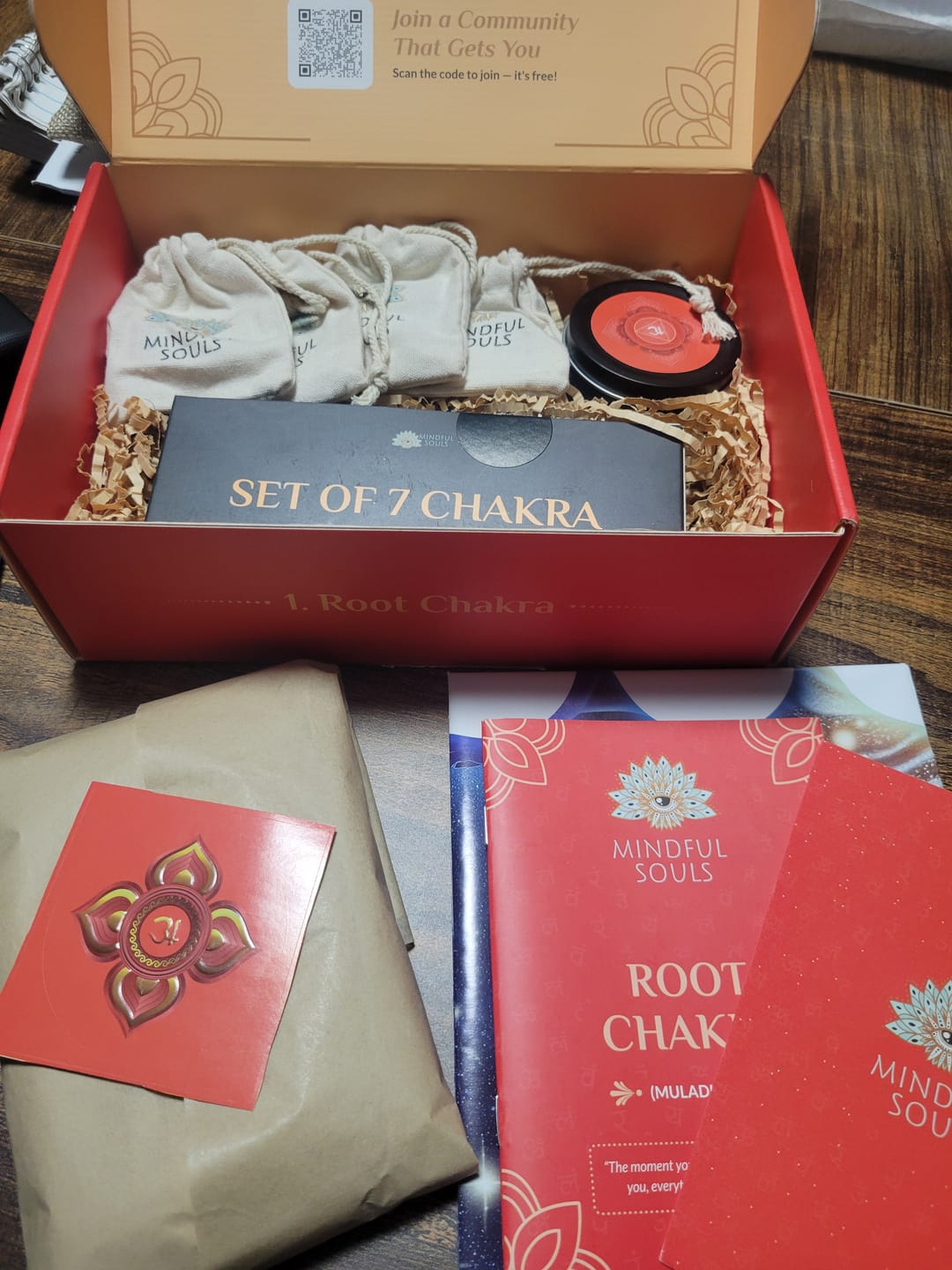 Customer photo review of Chakra Subscription Box