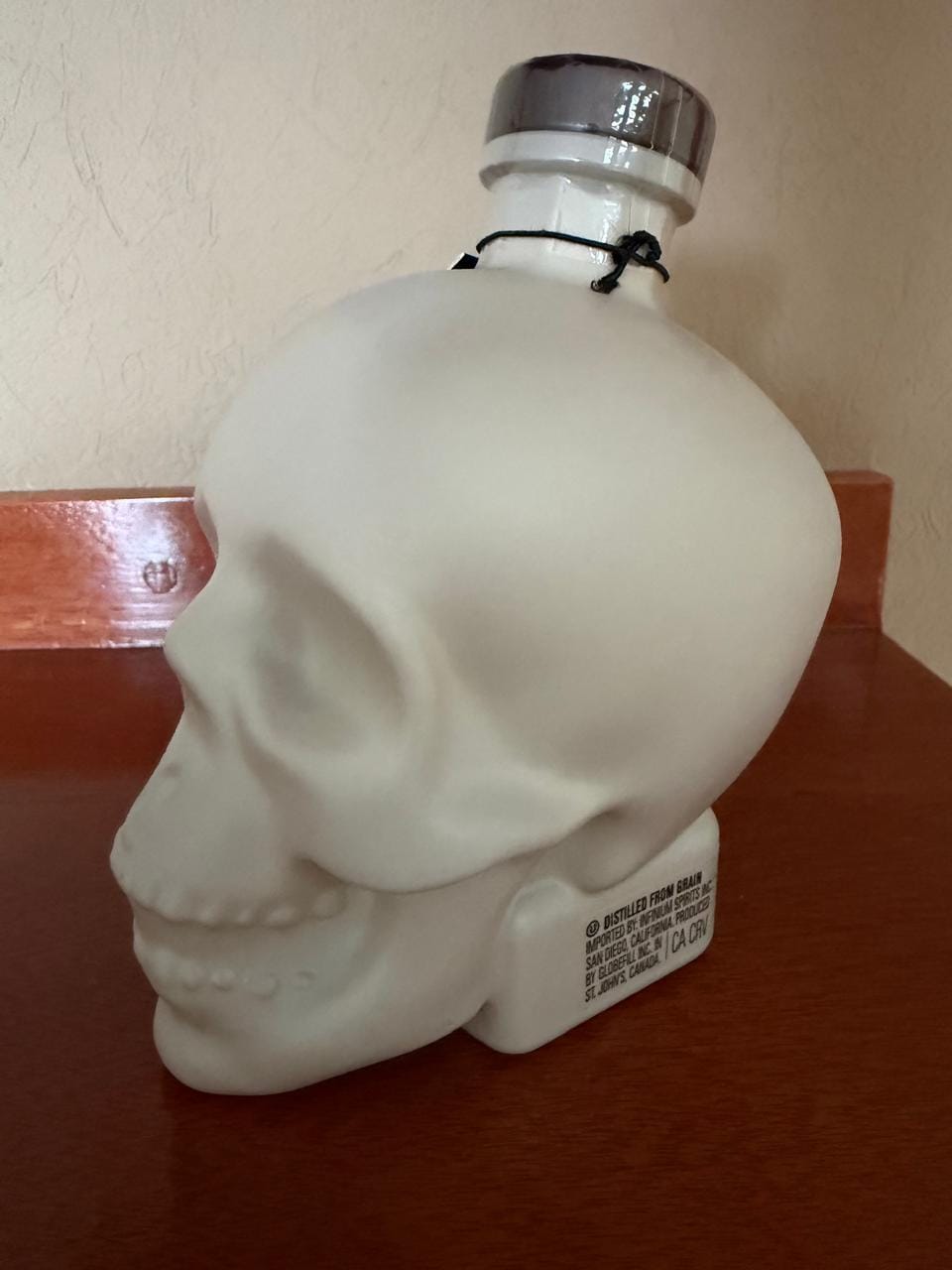 Customer photo review of Crystal Head Bone Vodka White Bottle (2023 Limited Edition)