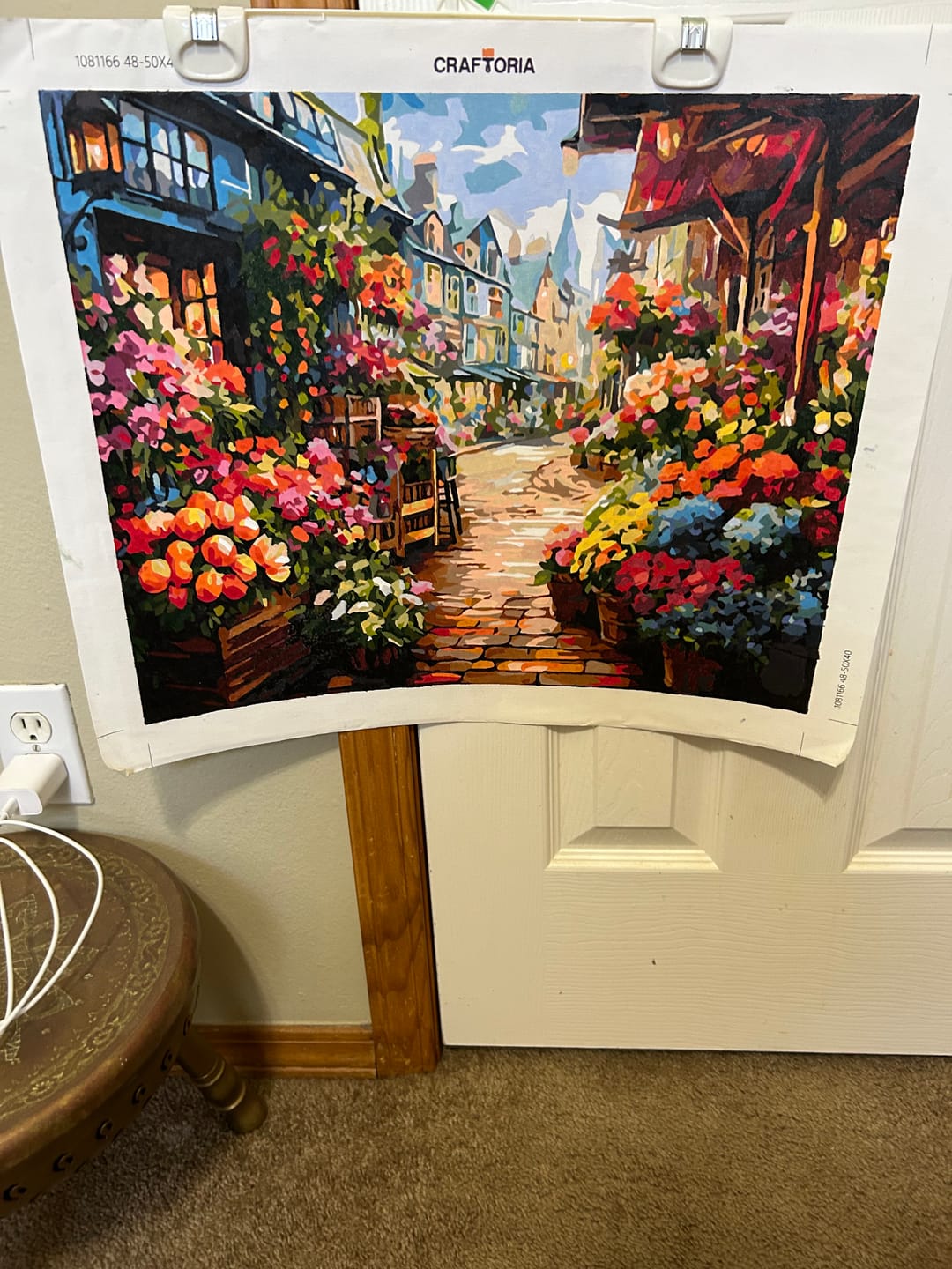 Customer photo review of Custom Paint By Numbers Kit