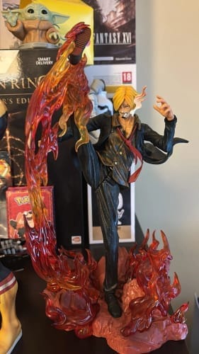 Customer photo review of Figurine Sanji " Fire Kick " | One Piece