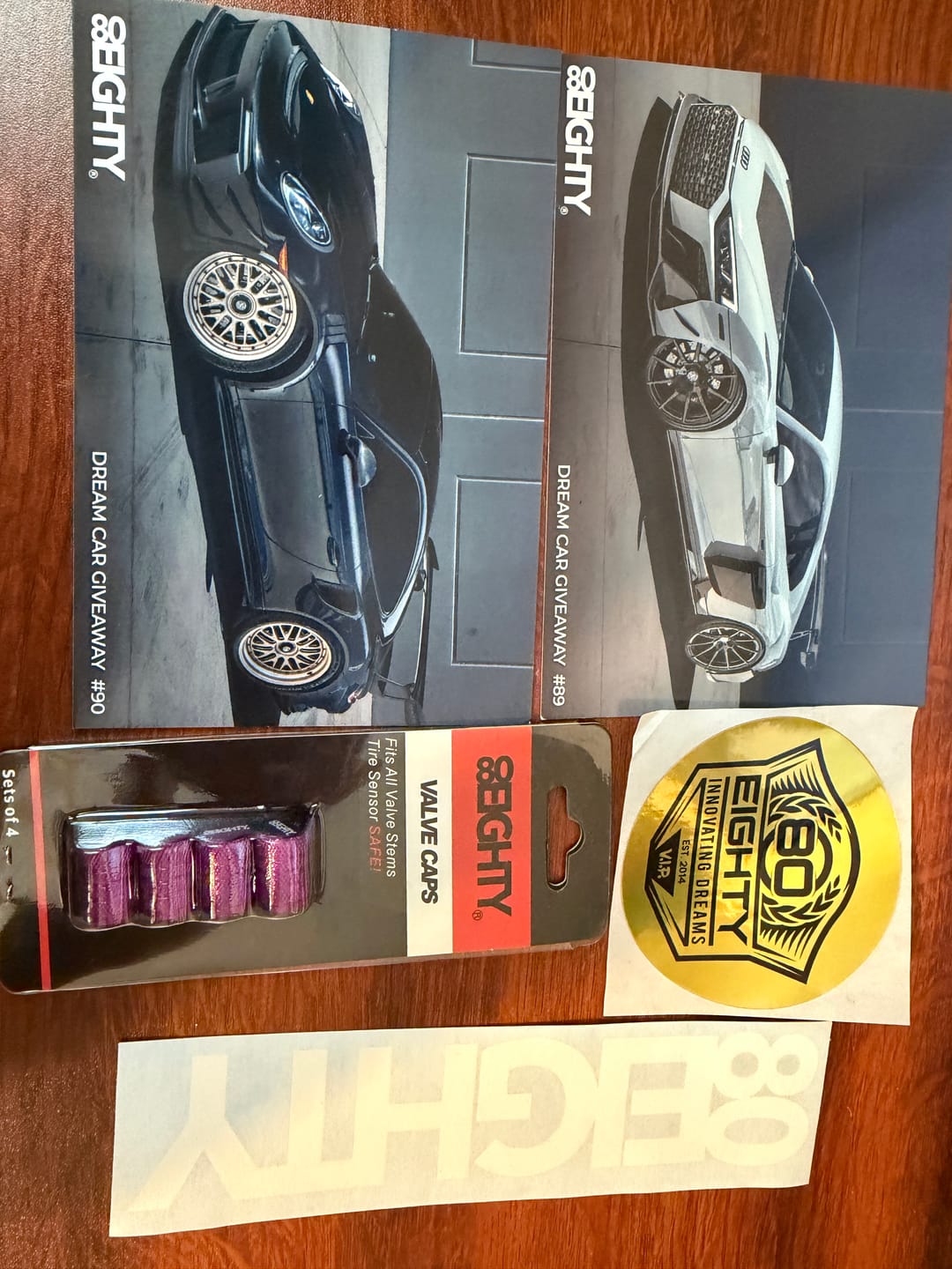 Customer photo review of 80Eighty® Purple Valve Stem Caps