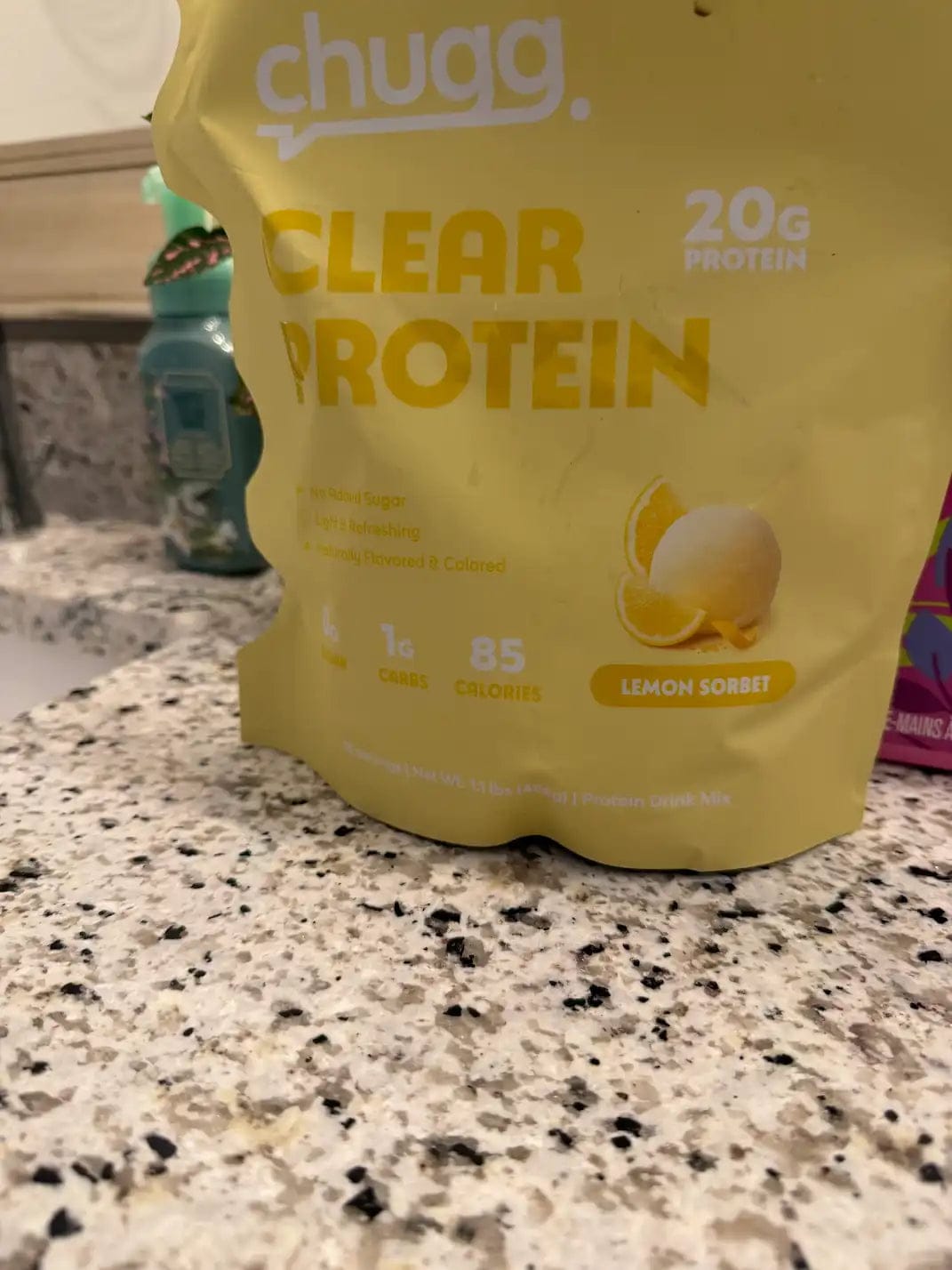 Customer photo review of Clear Protein Lemon Sorbet