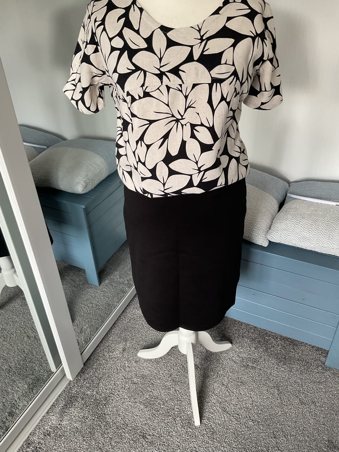 Customer photo review of Plain Ponte Roma Fabric