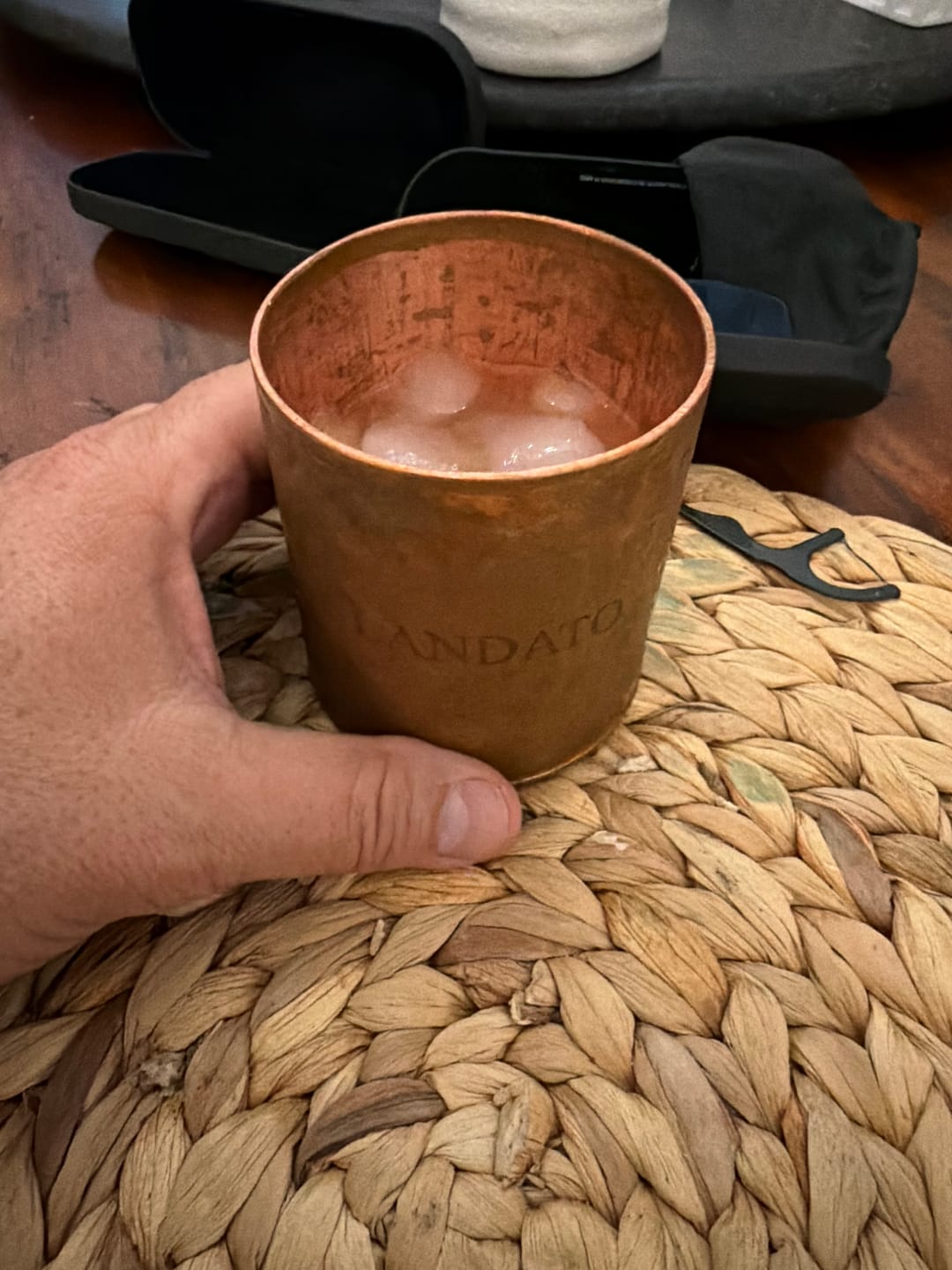 Customer photo review of Pure Copper Cup - Rustic Edition