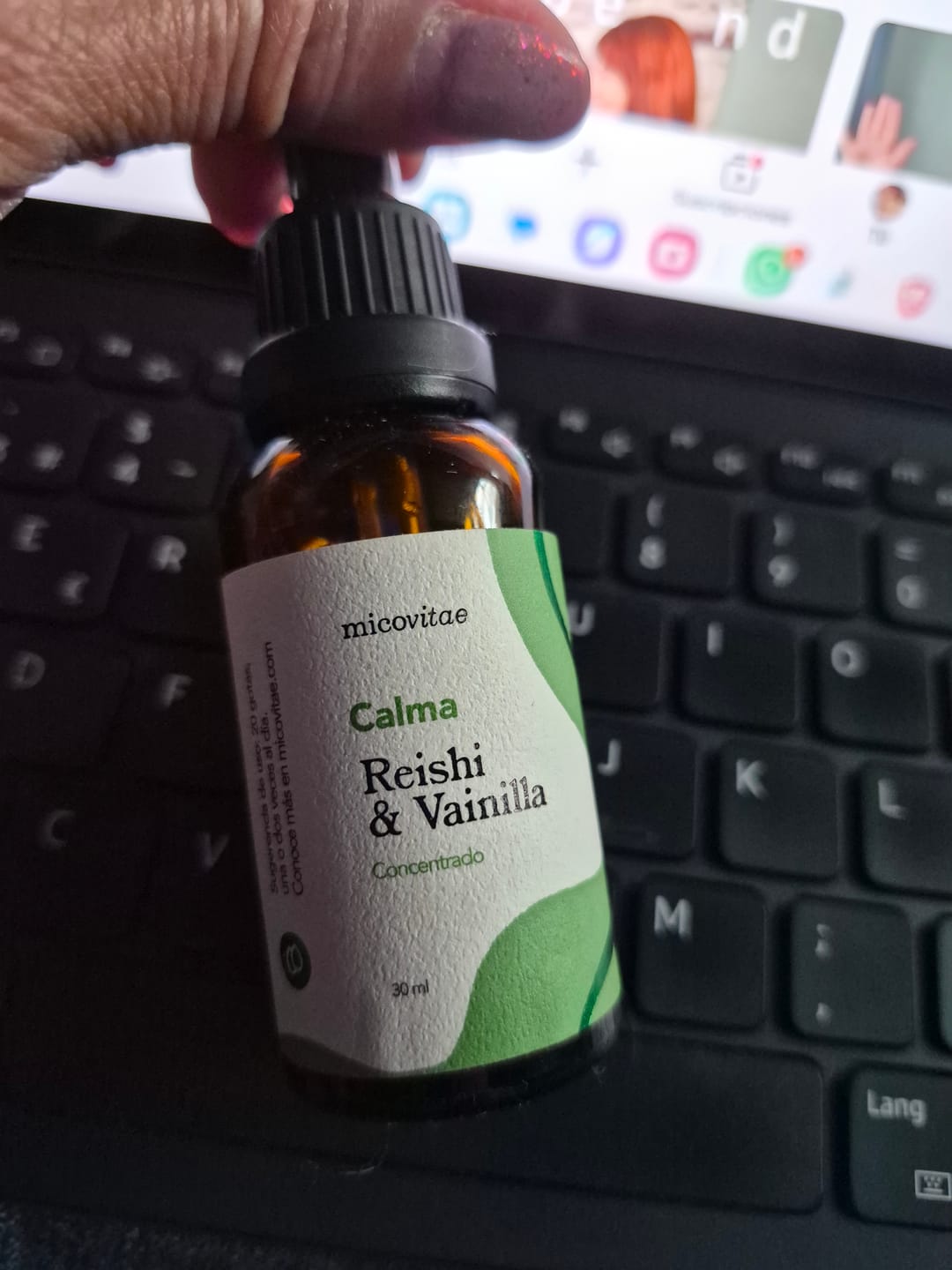 Customer photo review of Relax | Extracto de Reishi