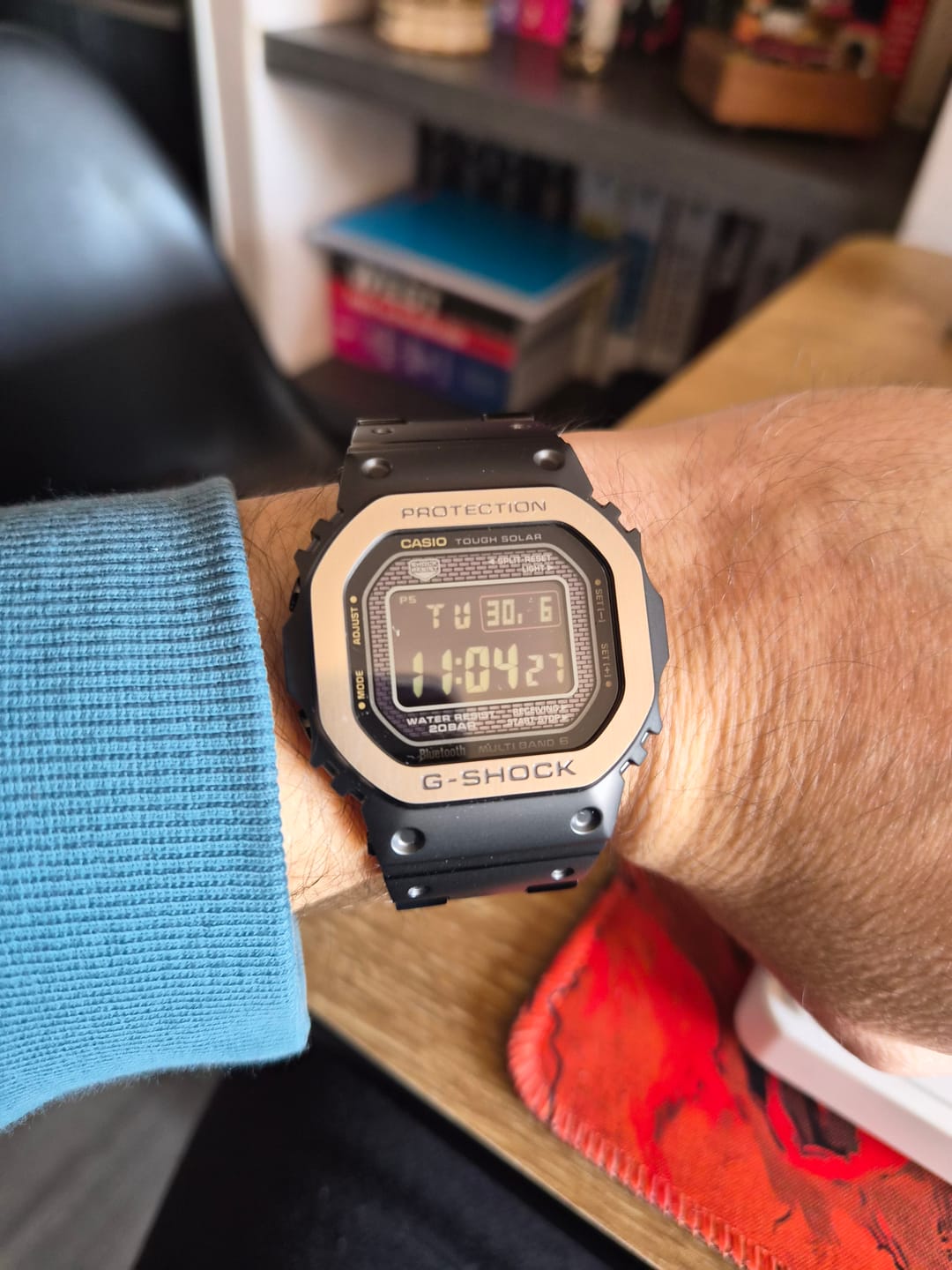 Customer photo review of Reloj Casio G-Shock GMW-B5000MB-1JF Tough Solar Bluetooth Made in Japan JDM