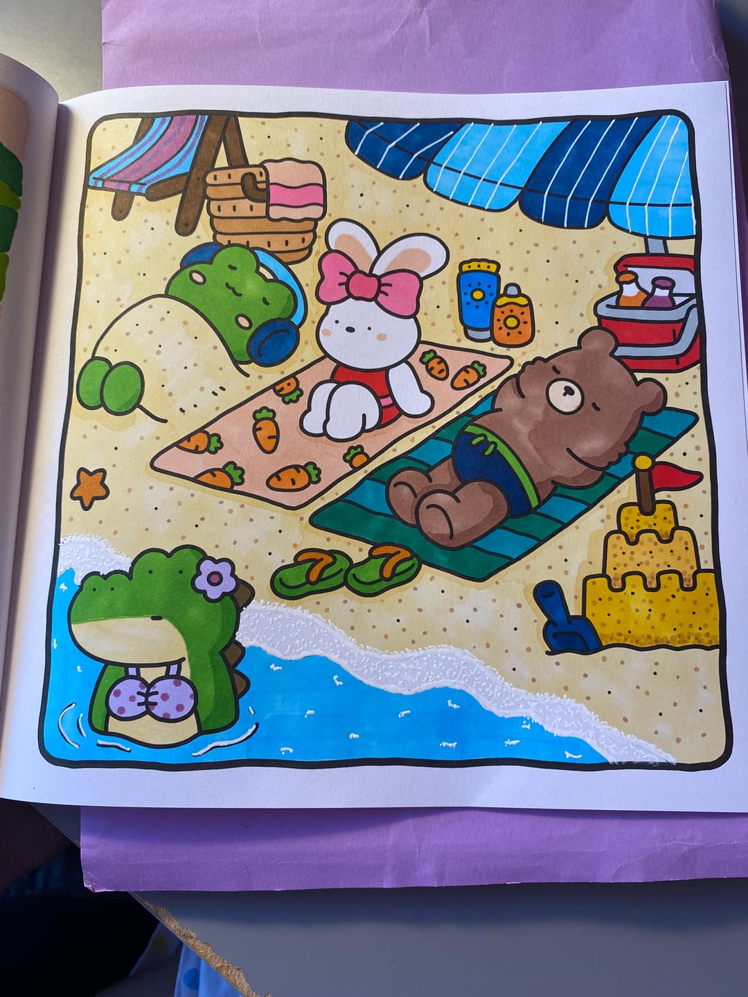 Customer photo review of Ohuhu Kaala Dual Tips Alcohol Art Markers- 60 Colors Illustrations