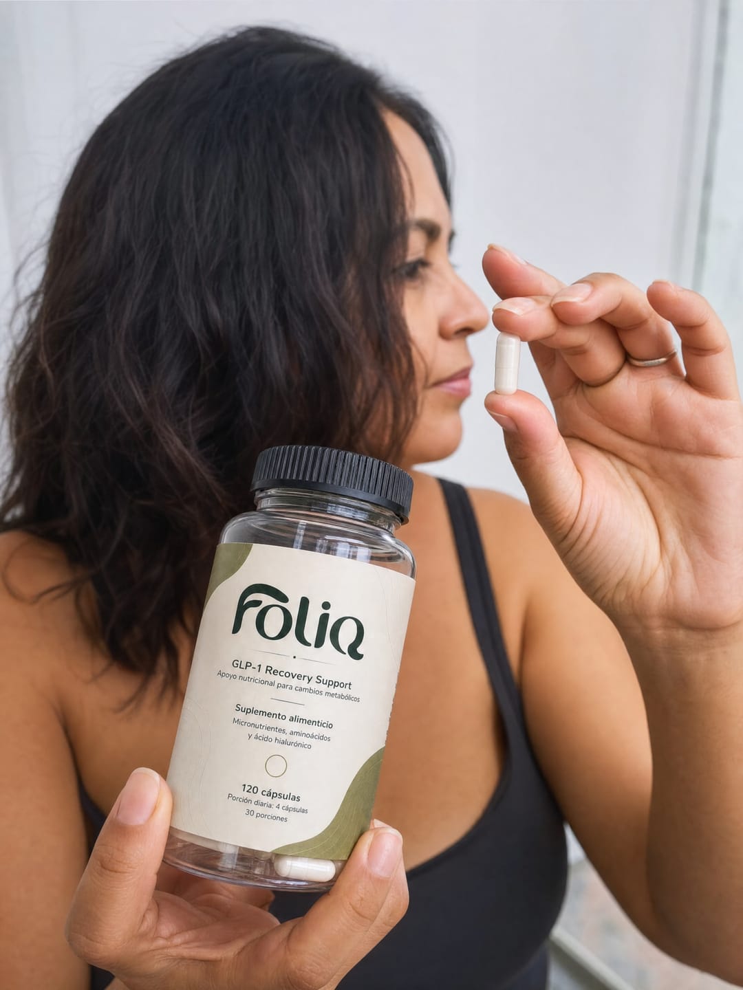 Customer photo review of FOLIQ® Recovery™ – Protocolo de Recuperación Capilar GLP-1