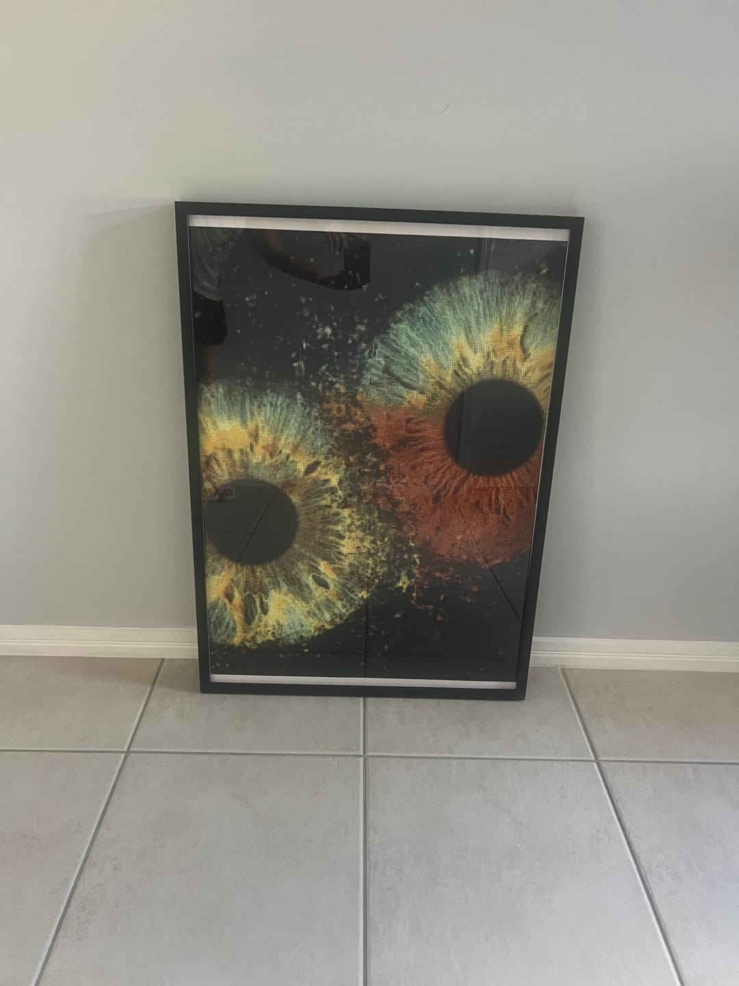 Customer photo review of Custom Diamond Painting