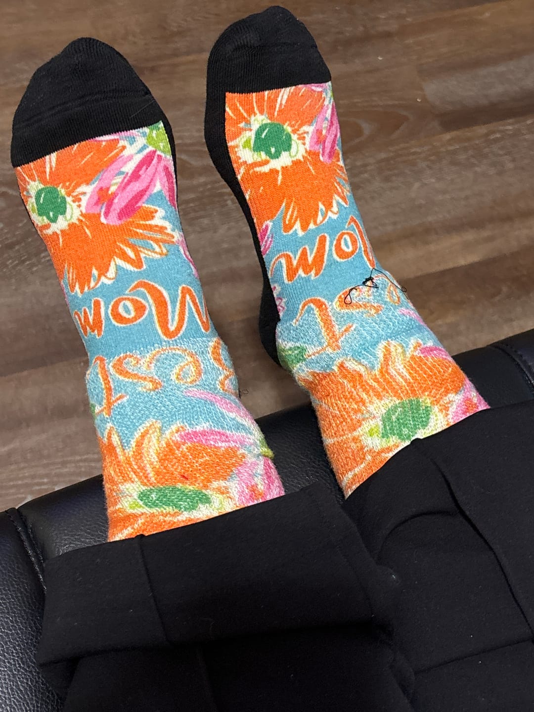 Customer photo review of Mother's Day EasyStretch™ Socks 5-Pack Bundle