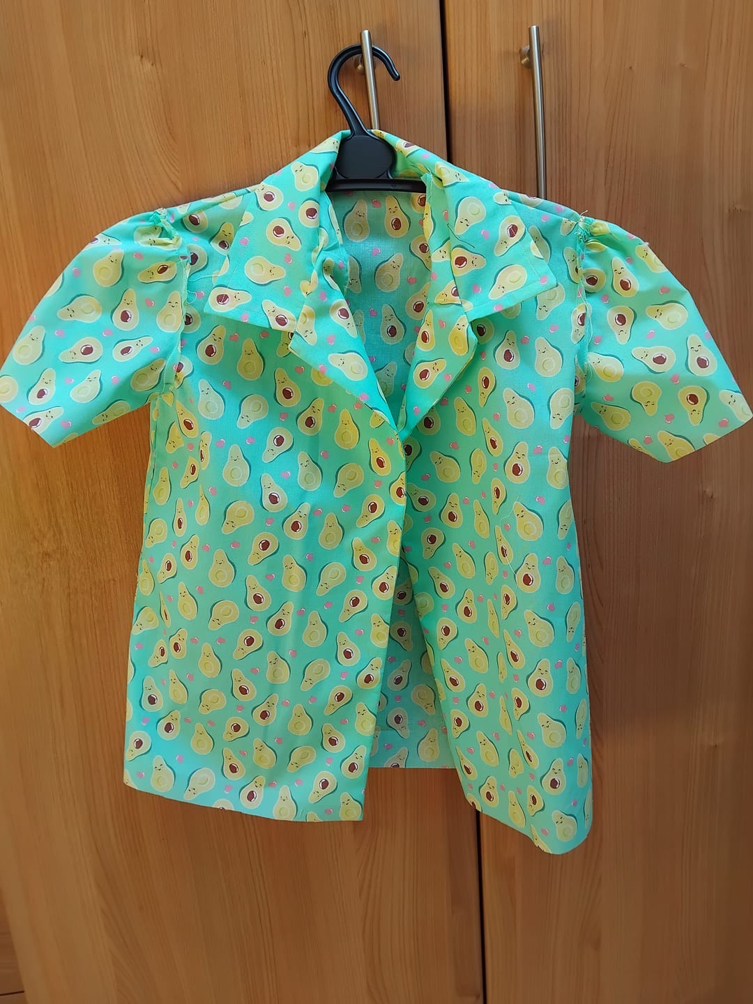 Customer photo review of Avocado Hearts Polycotton Fabric