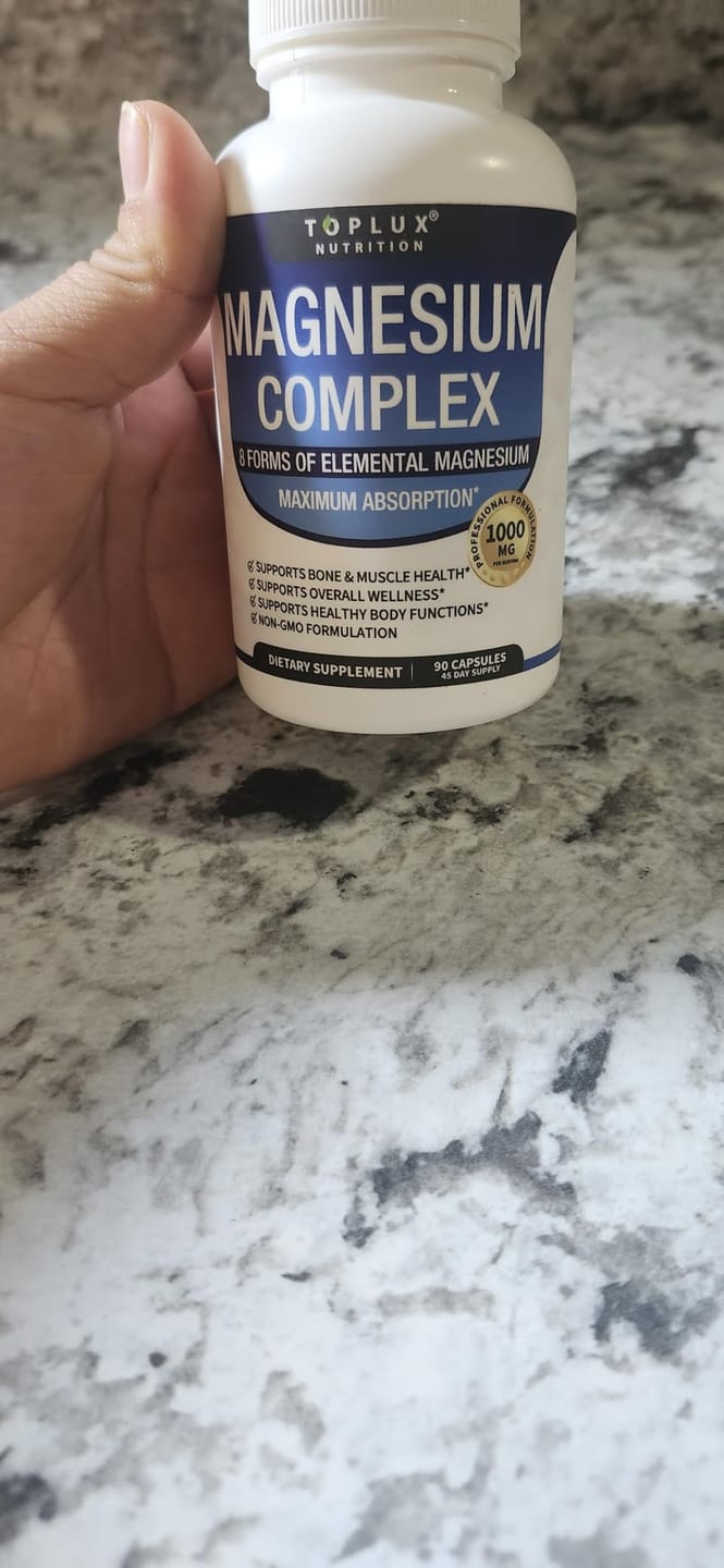 Customer photo review of Magnesio 8 en 1 para apoyar mente clara, descanso y bienestar integral