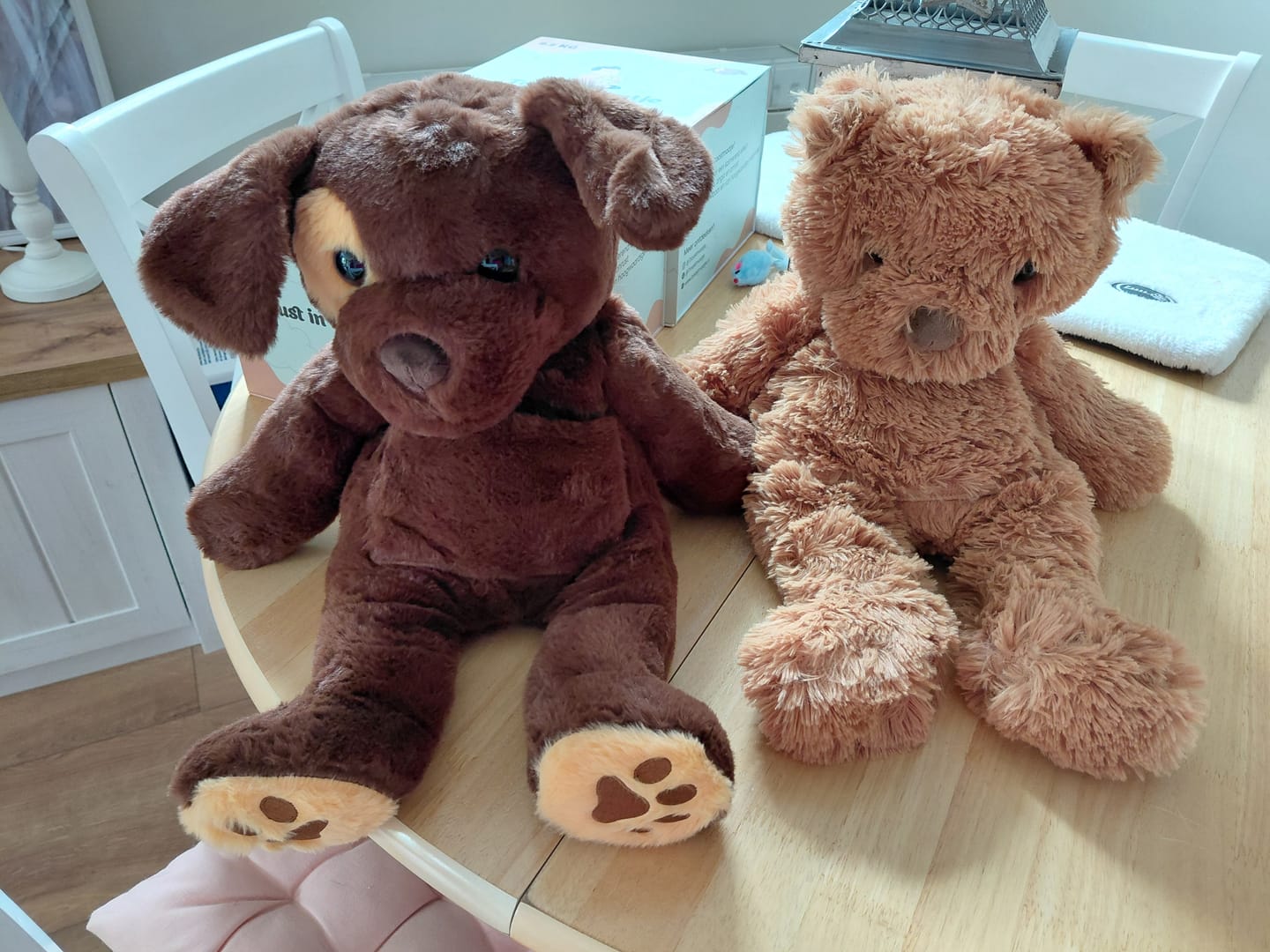 Customer photo review of (pre-order) Verzwaringsknuffel Teddy Beer 2,2 kg + Gratis Pittenzakje