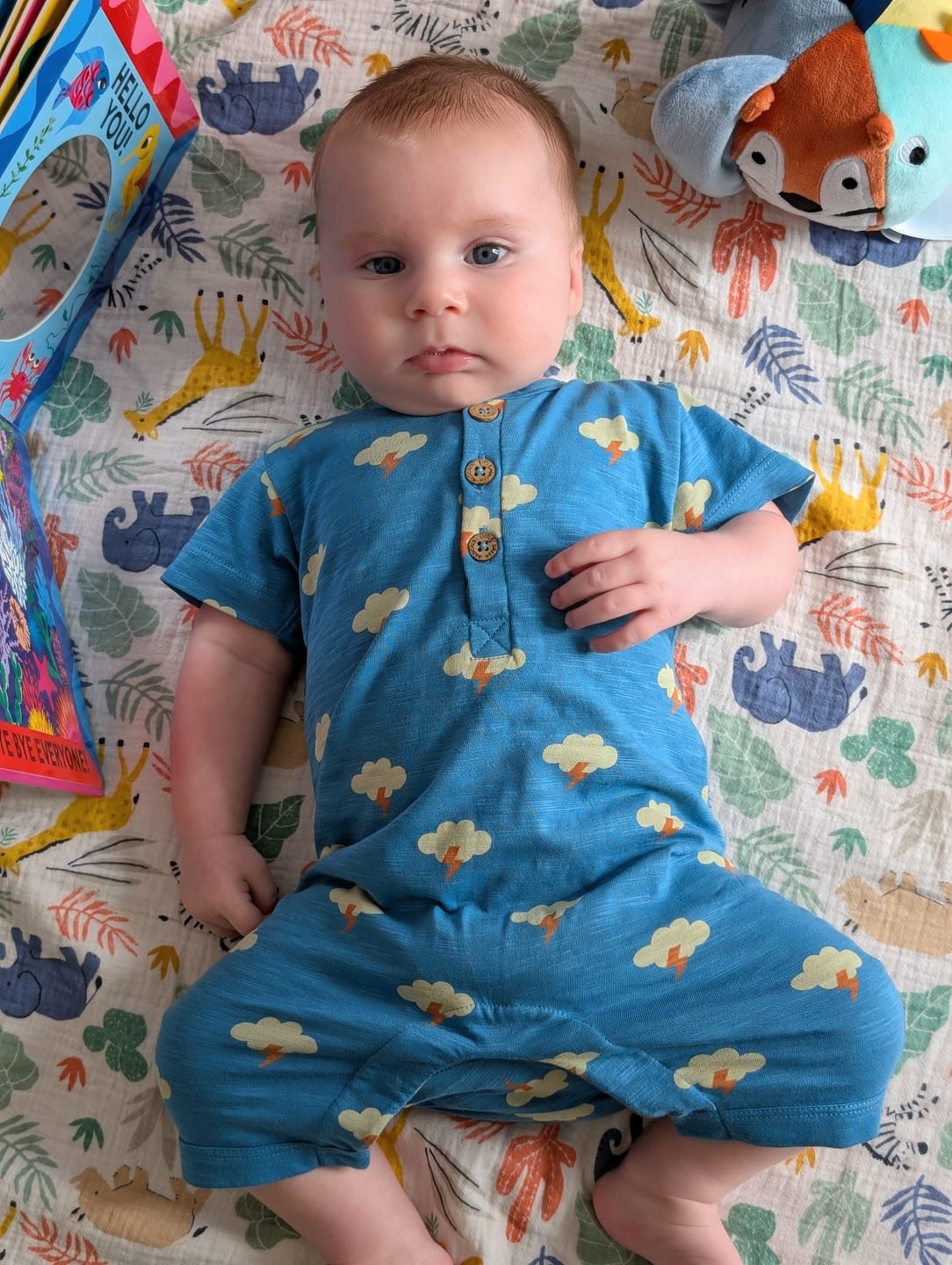 Customer photo review of All Weather Organic Summer Romper