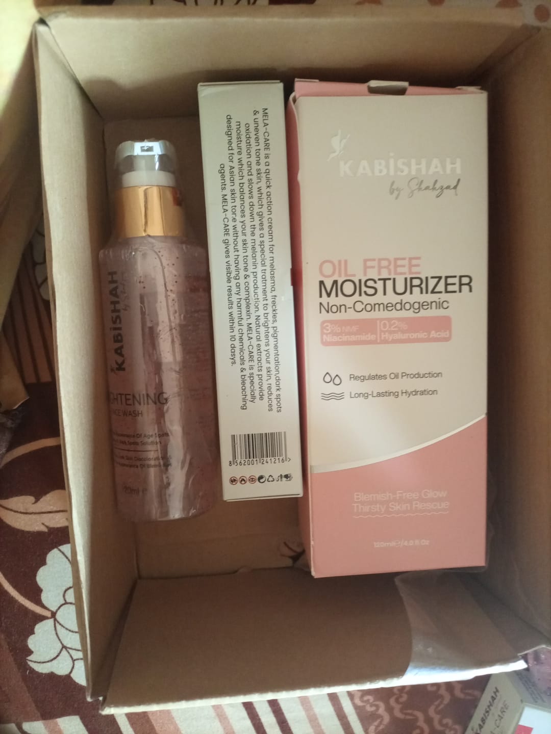 Customer photo review of Melasma Bundle - 24 Hours Protection