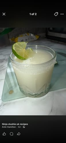Customer photo review of Margarita Frozen Cocktail Mix 2L