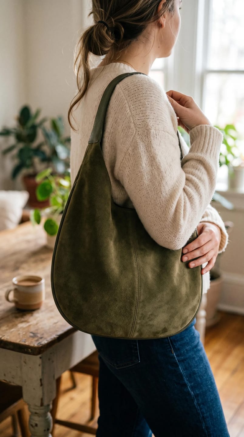 Customer photo review of LUNA No.2 | Yavrulu Tote Çanta | Zümrüt Yeşil