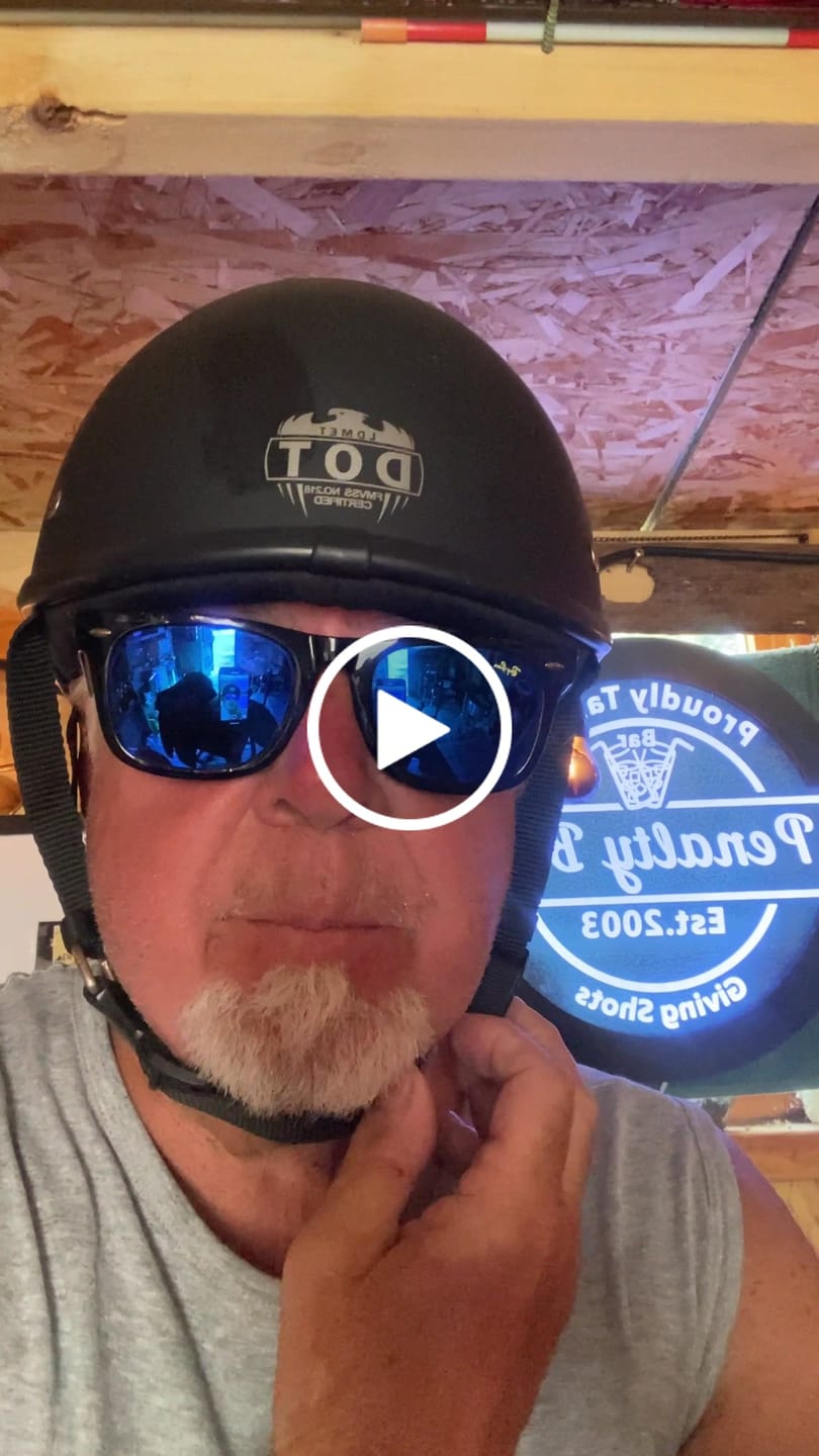 Customer video review of Low Profile Reversible DOT Polo Helmet / Matte Black