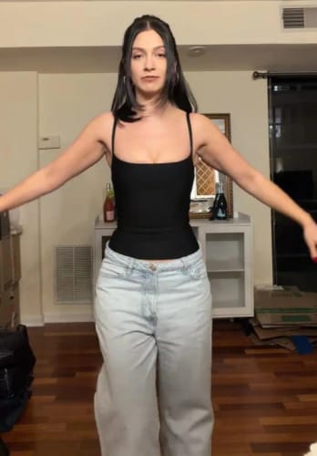 Customer photo review of Mira Bandage Cami Top