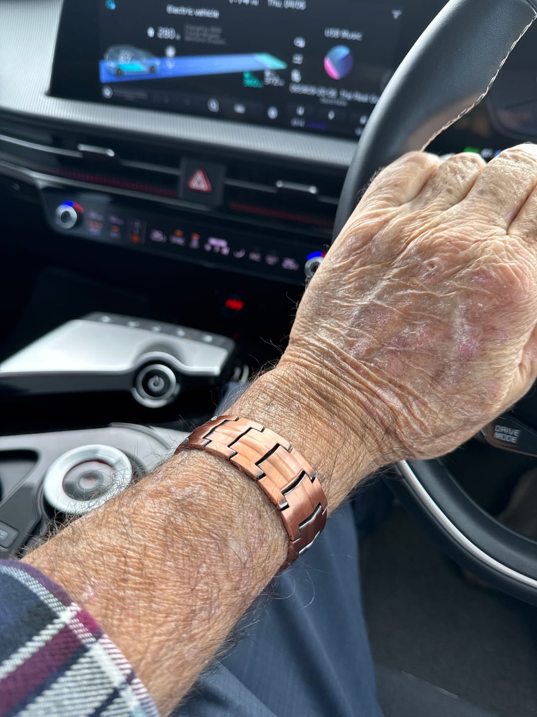 Customer photo review of Strongest Copper Magnetic Bracelet For Men - Newest Design