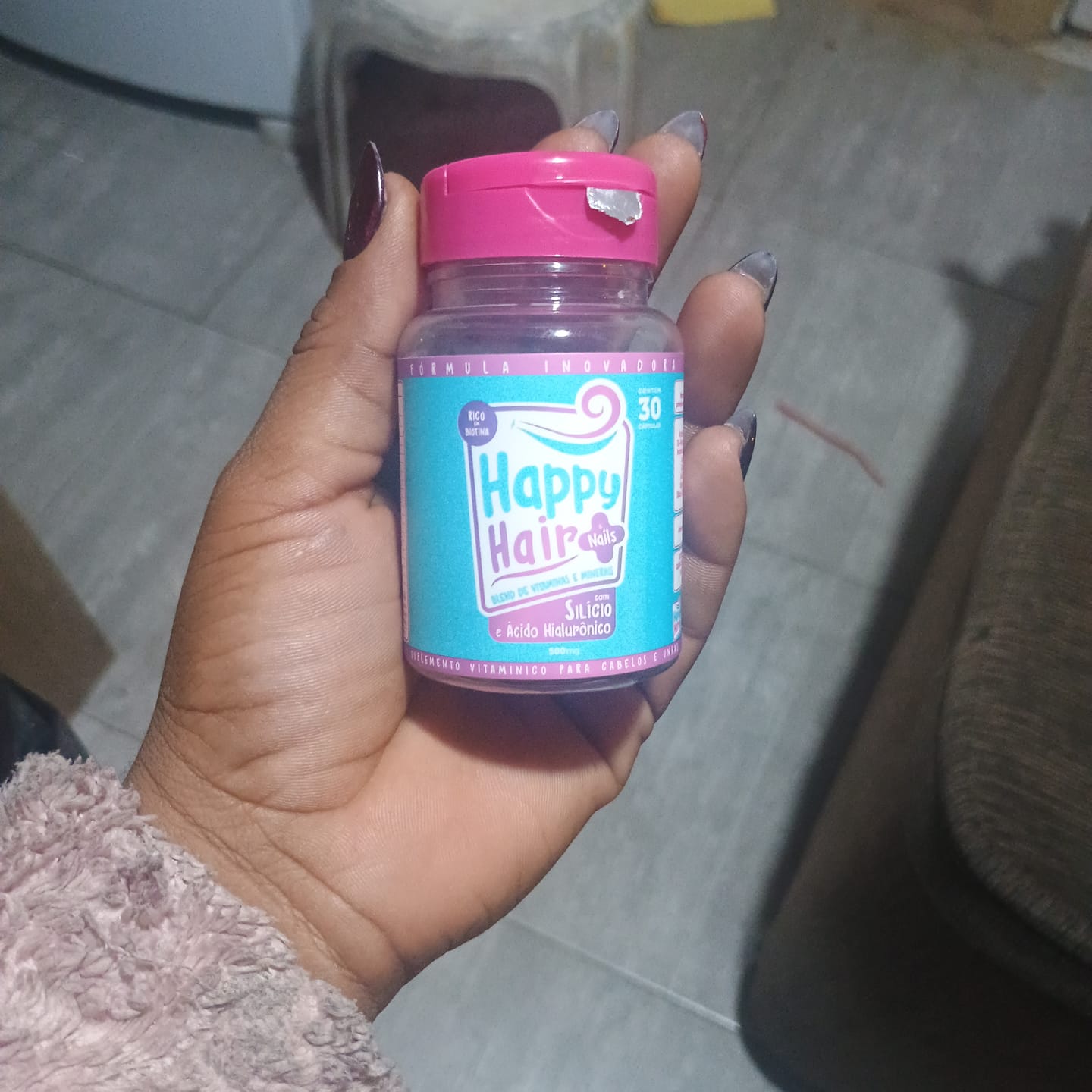 Customer photo review of Happy Hair 2 Potes