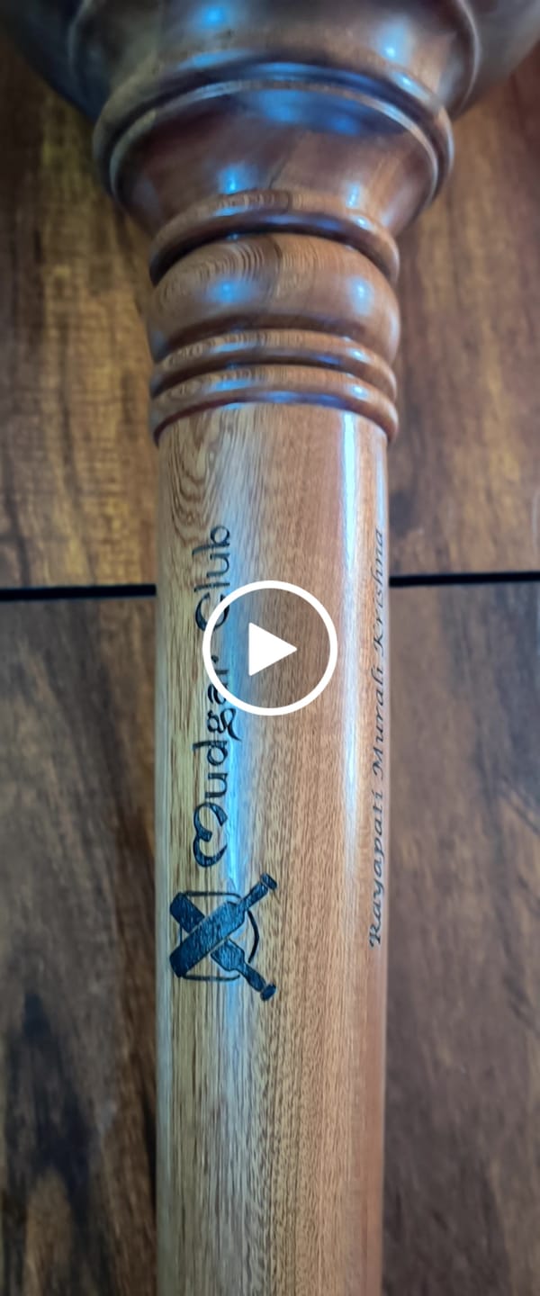 Customer video review of Indian Hanuman Gada
