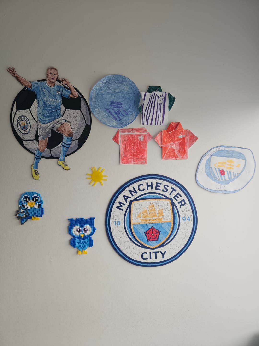 Customer photo review of Manchester City FC® Logo - Wooden Puzzle