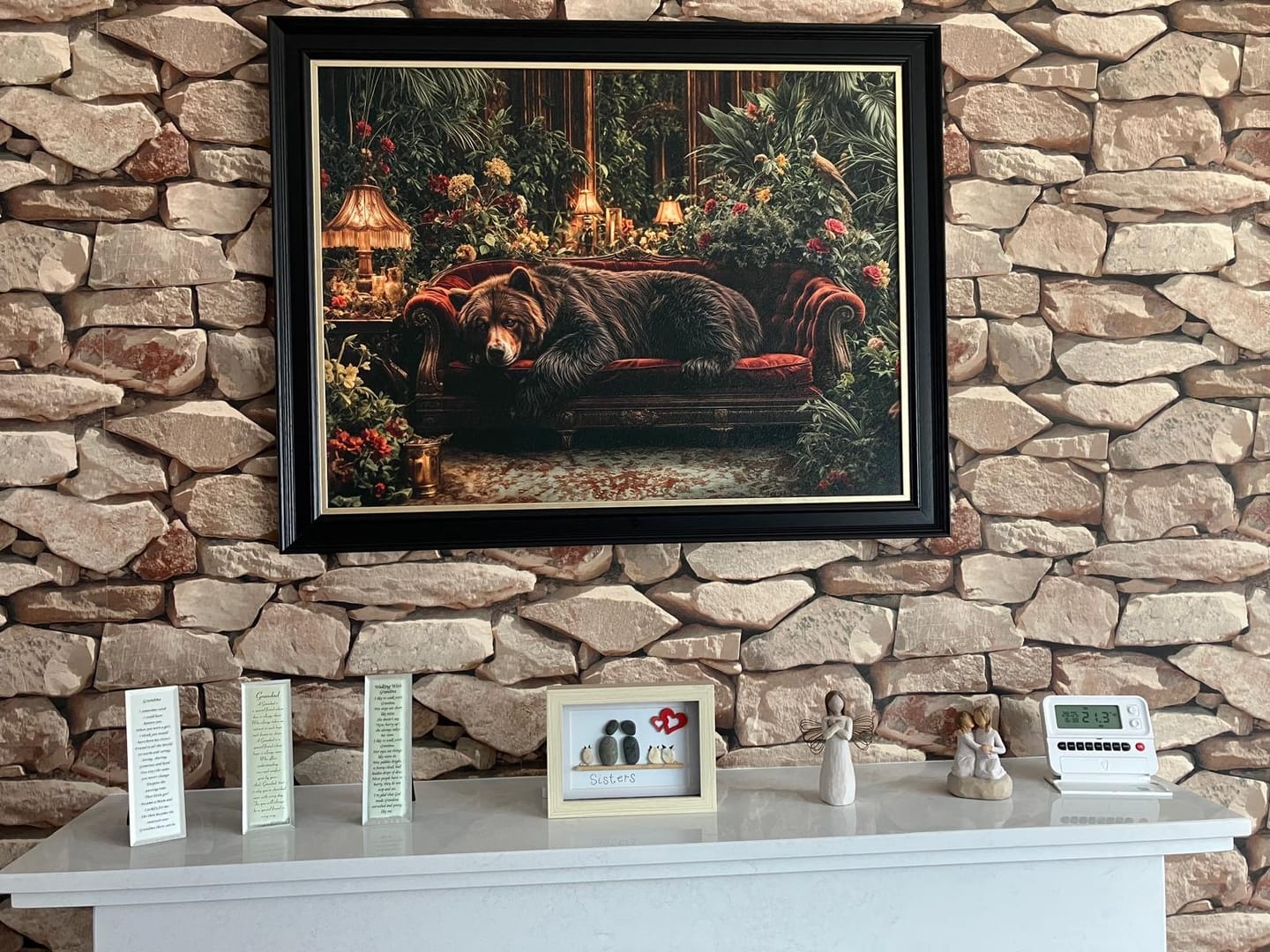 Customer photo review of Lounging Bear By AKDesigns