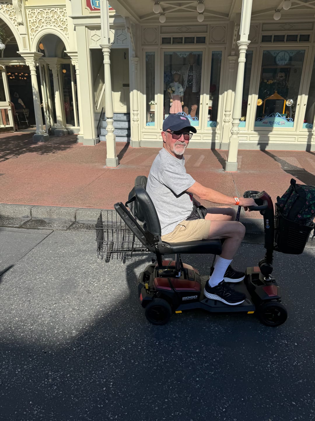 Customer photo review of Multiday Mobility & ECV Foldable Travel Scooter Rental 300 Pound Capacity (3 or more days)