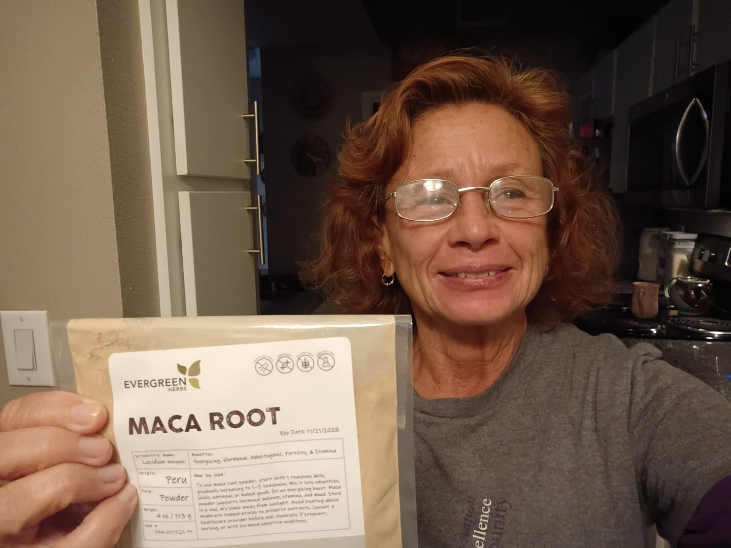 Customer photo review of Maca Root Powder