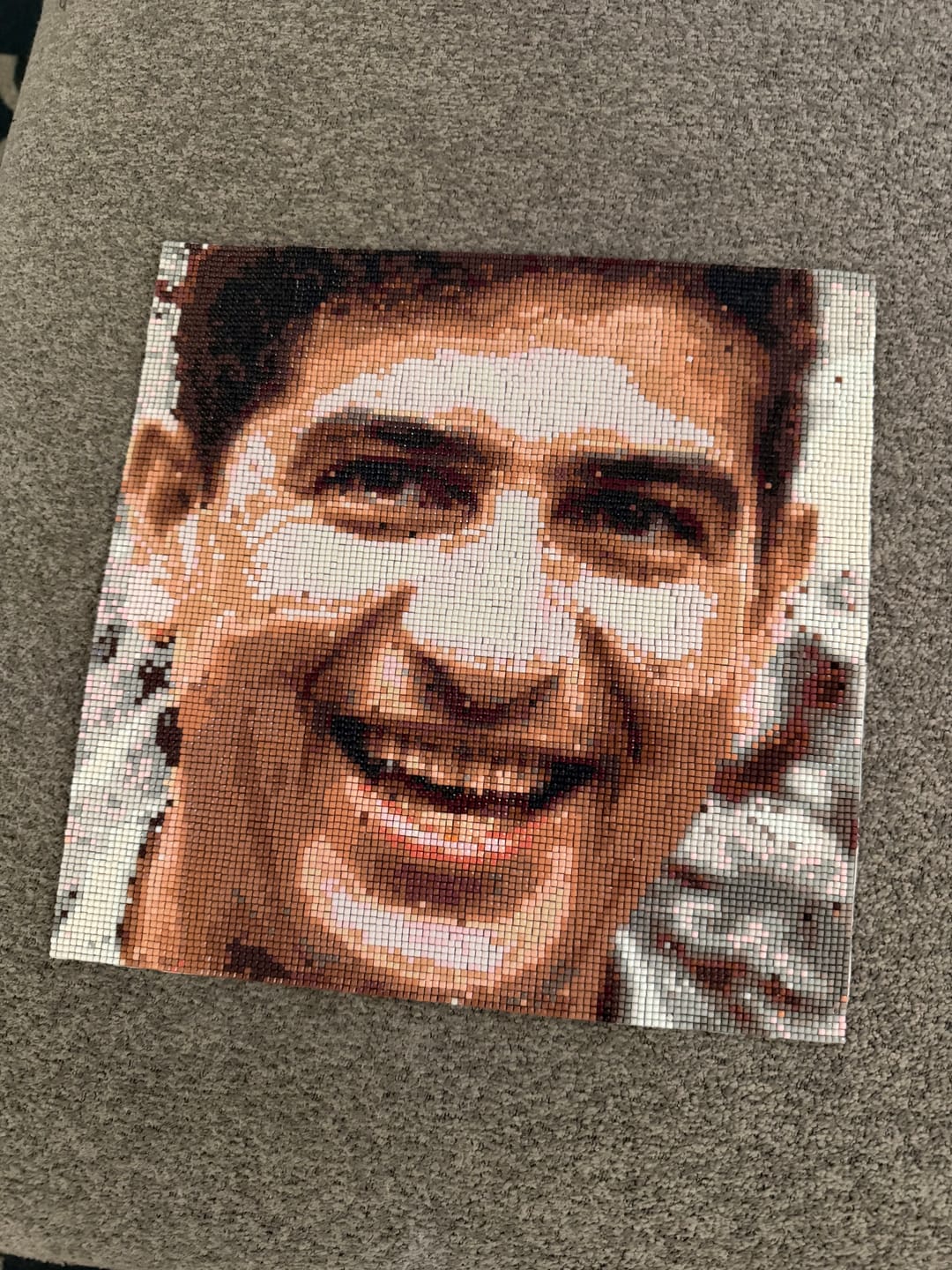 Customer photo review of Worlds Best Customized Diamond Painting Kit