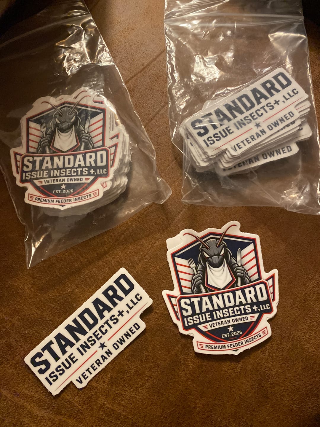 Customer photo review of 3" Vinyl Stickers (50 Pack)