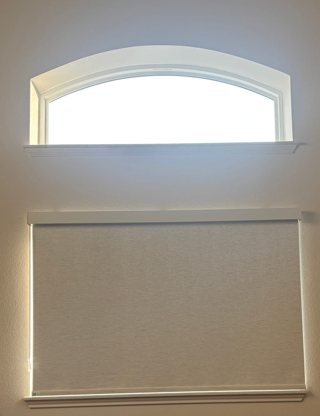 Customer photo review of Charcoal Blackout Roller Shades