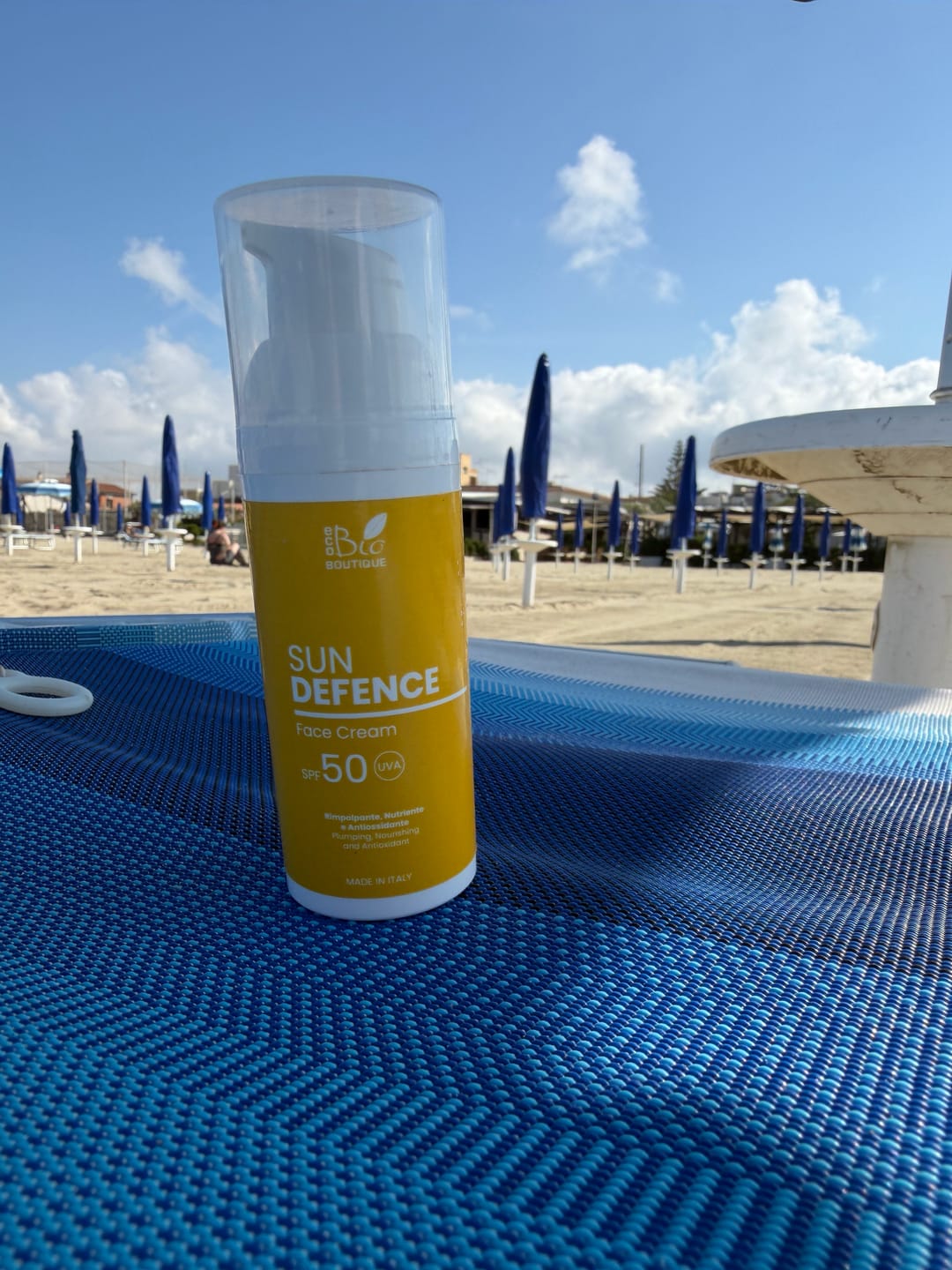 Customer photo review of Sunscreen Face Cream SPF50 - Sun Defence
