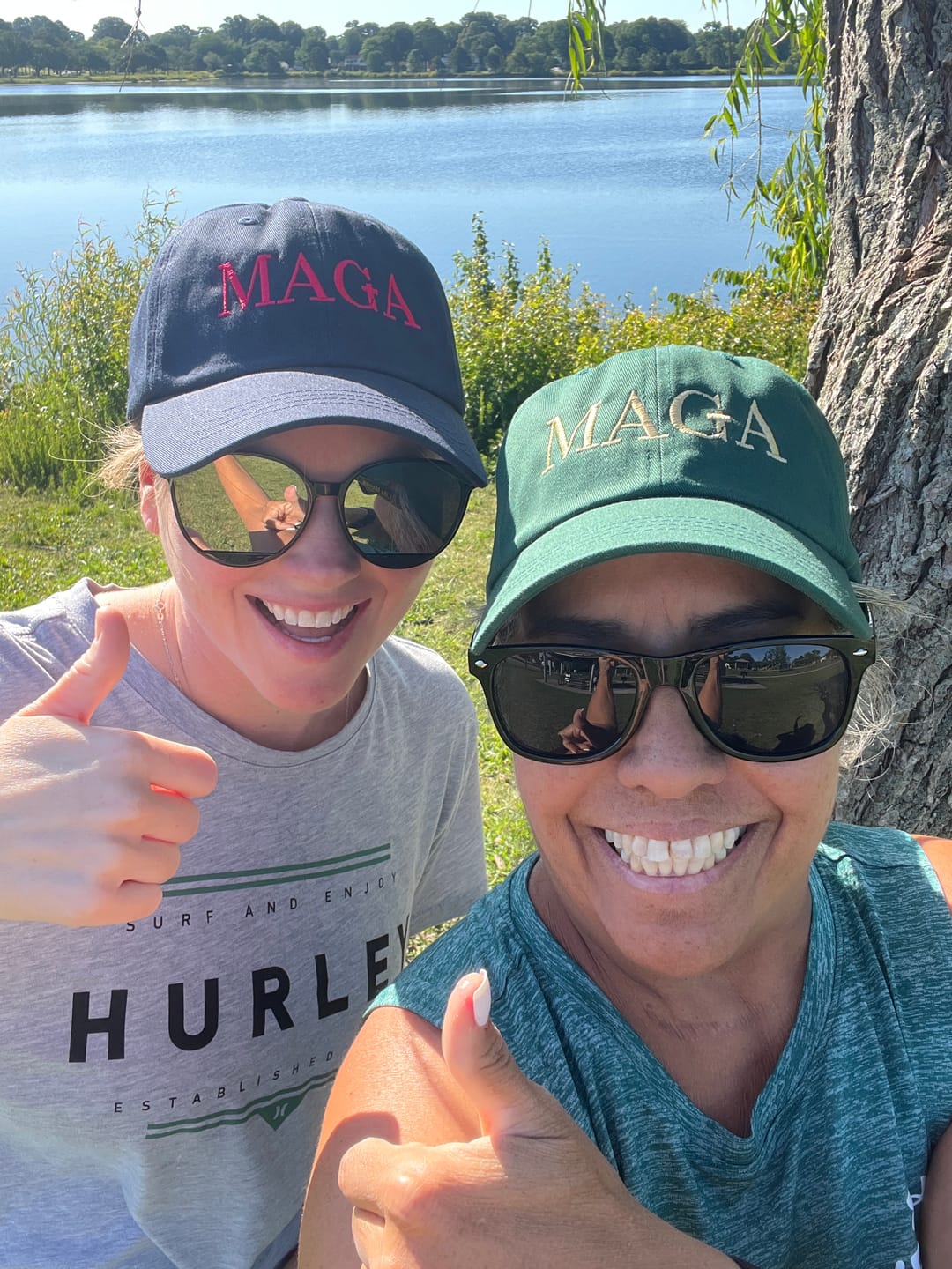 Customer photo review of MACA Navy Dad Hat